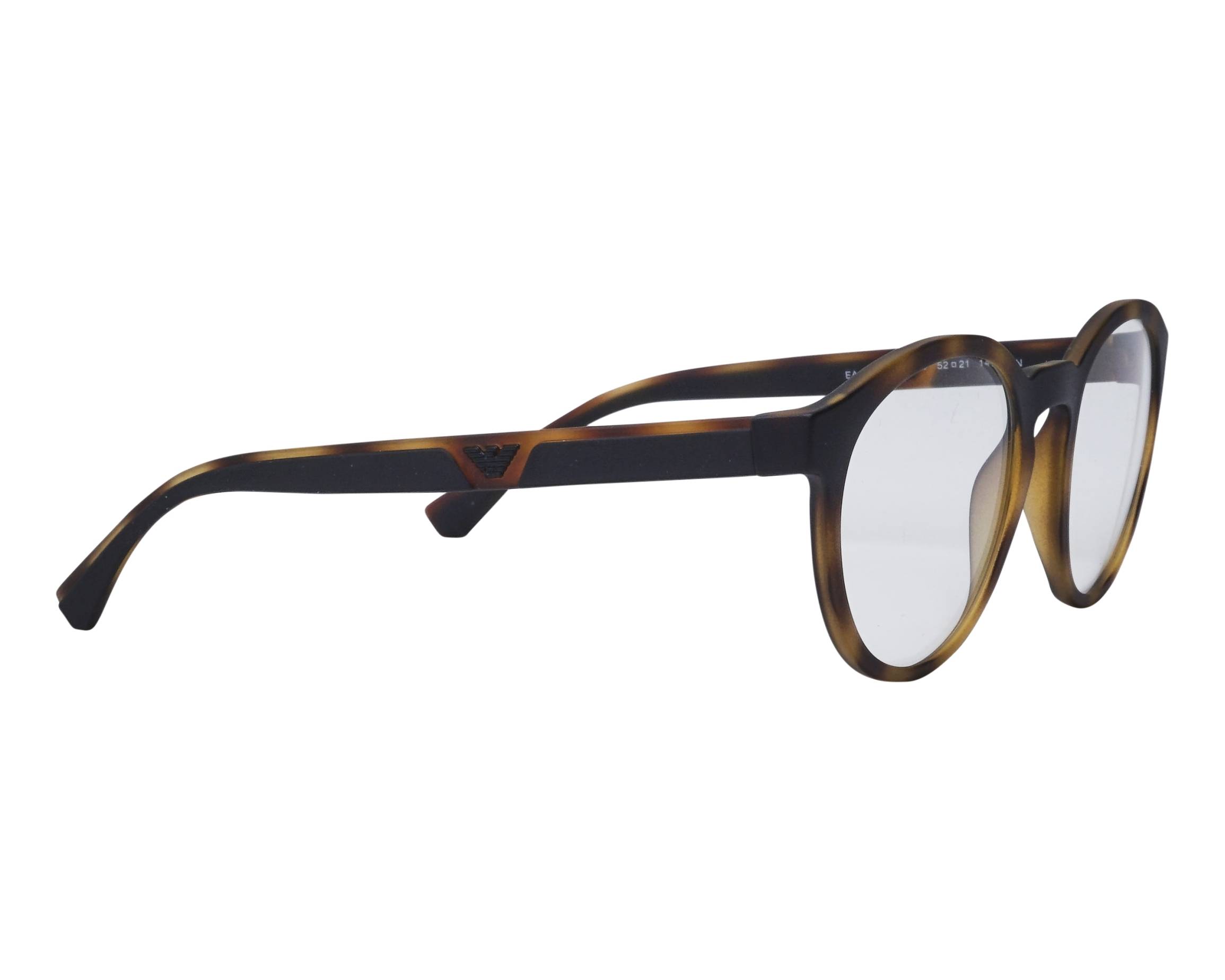Emporio Armani EA-4152 58021W 52-21 havana  360 degree view 3
