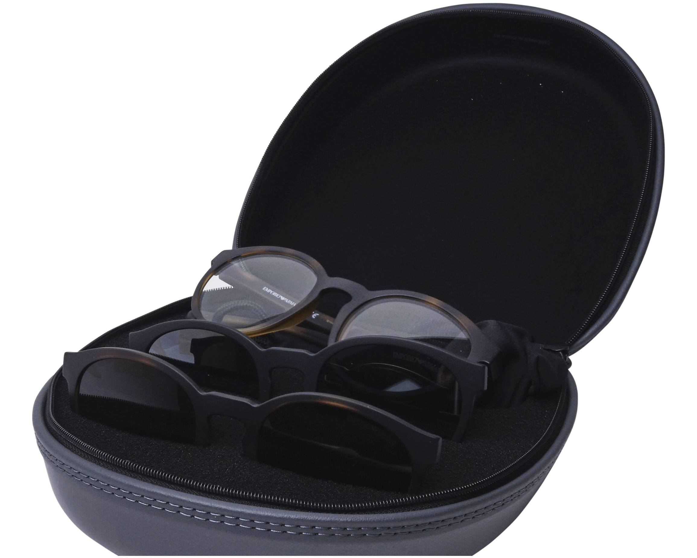 Emporio Armani EA-4152 58021W 52-21 havana  360 degree view 6
