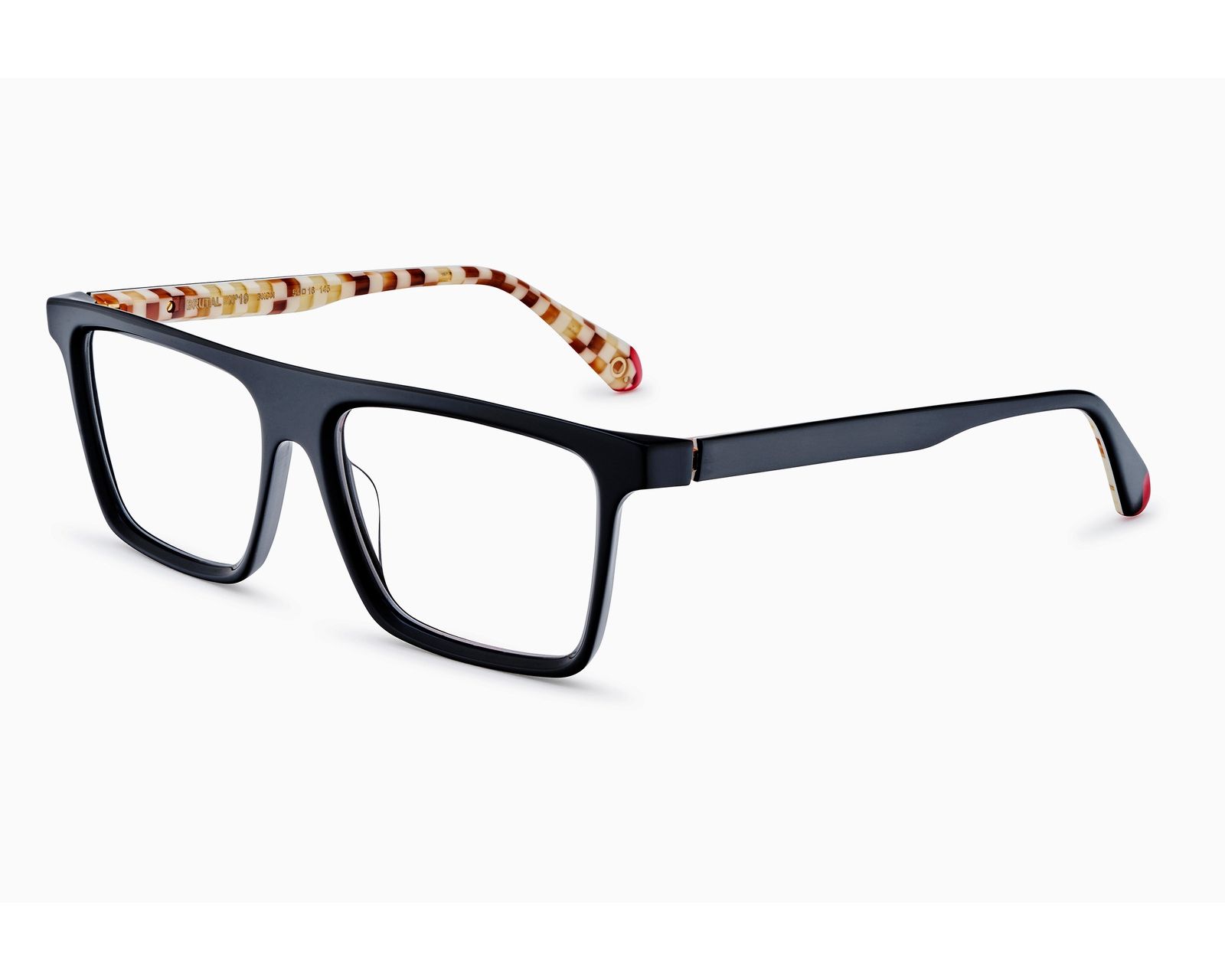Etnia Barcelona BRUTAL NO19 BKCH - Black  front view