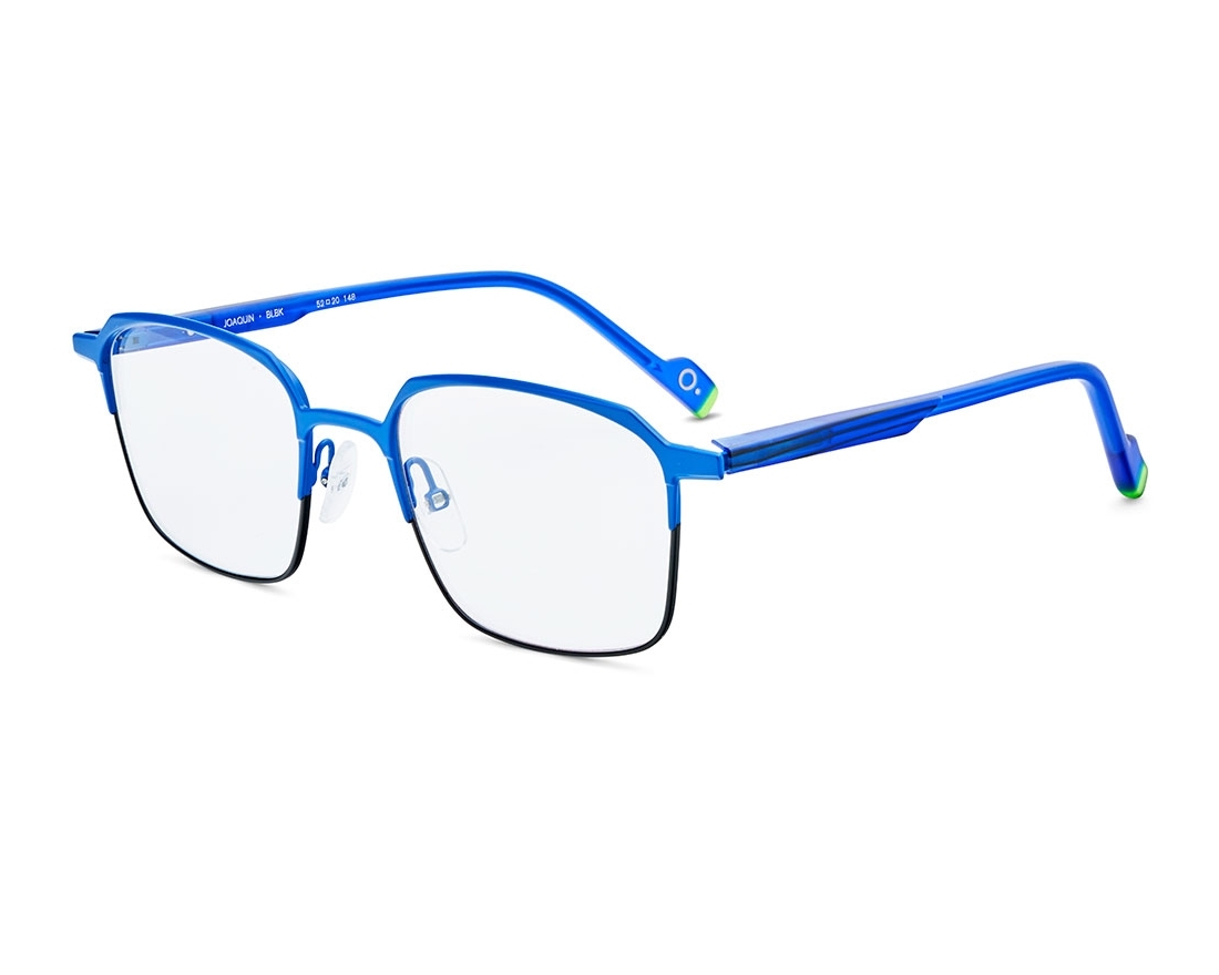 Etnia Barcelona JOAQUIN BLBK 52-20 Blue Black 360 degree view 6