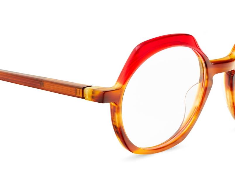 Etnia Barcelona POOOOW HVRD 45-17 Red Havana front view