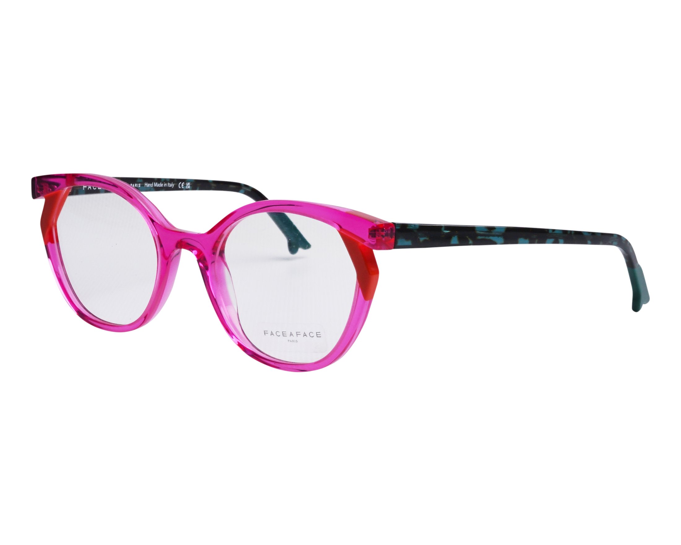 Face a Face BOCCA-KUMA-1 084 50-20 Fuchsia Green profile view