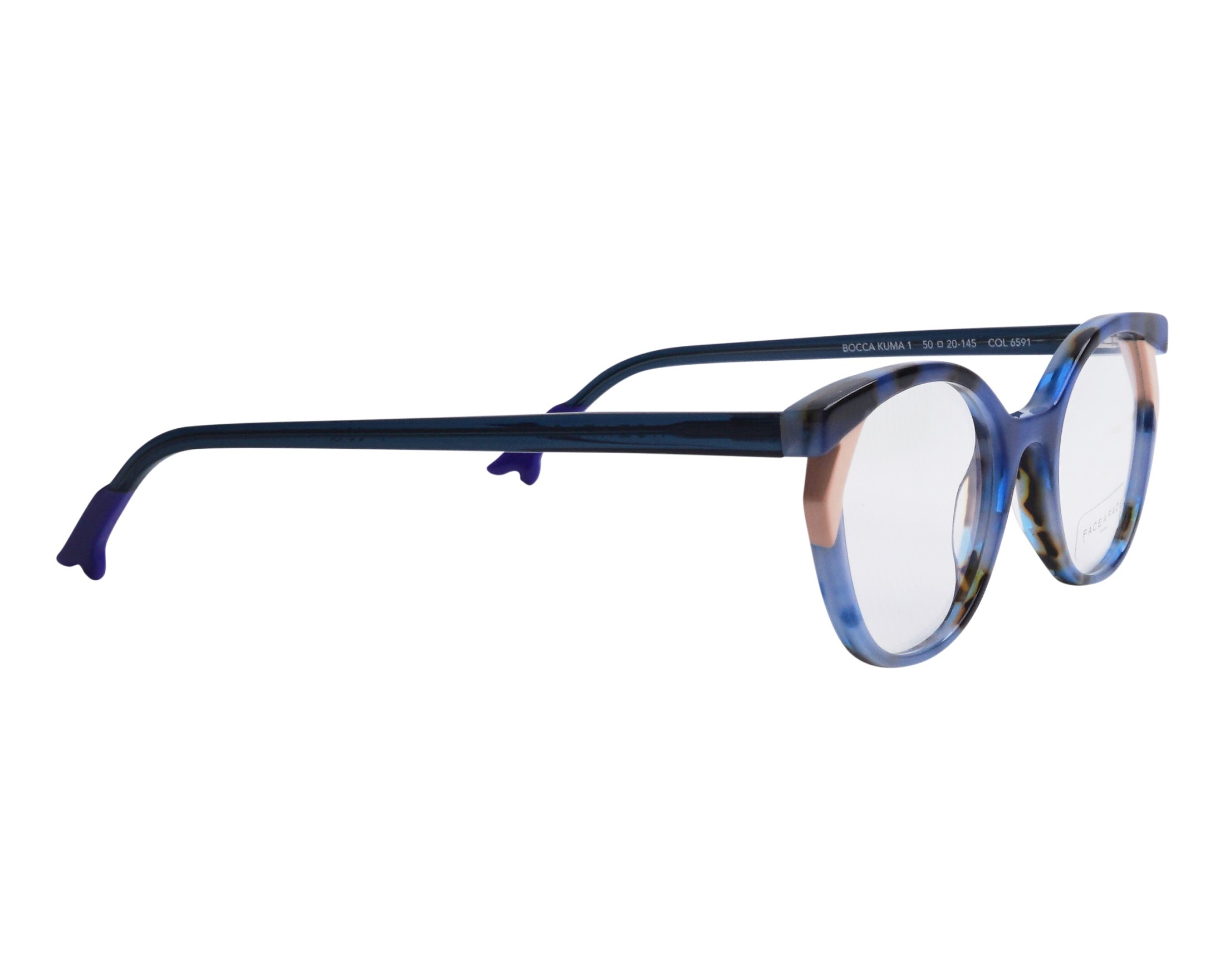 Face a Face BOCCA-KUMA-1 6591 50-20 Blue  side view