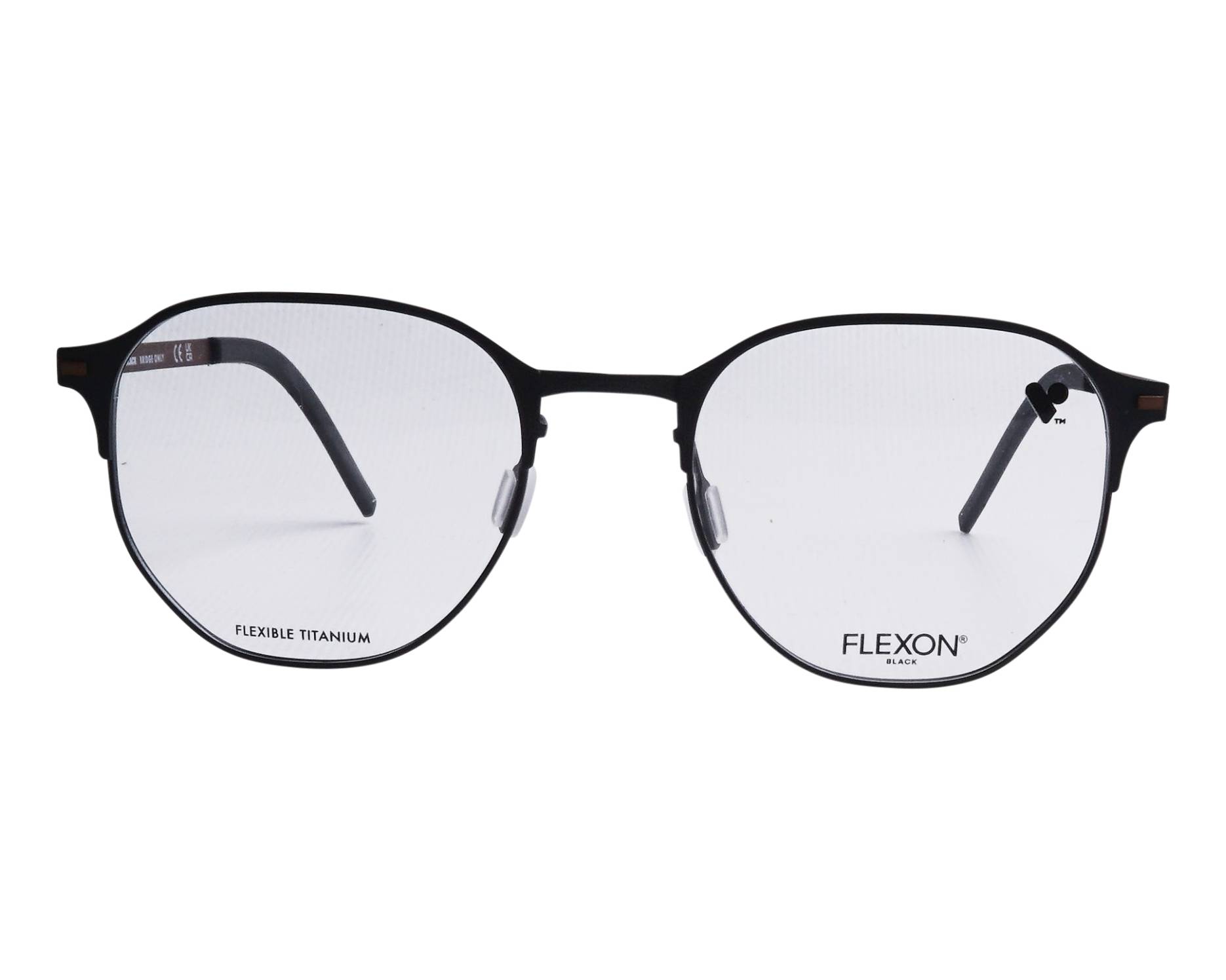 Flexon B-2032 002 52-20 Black Bronze 360 degree view 3