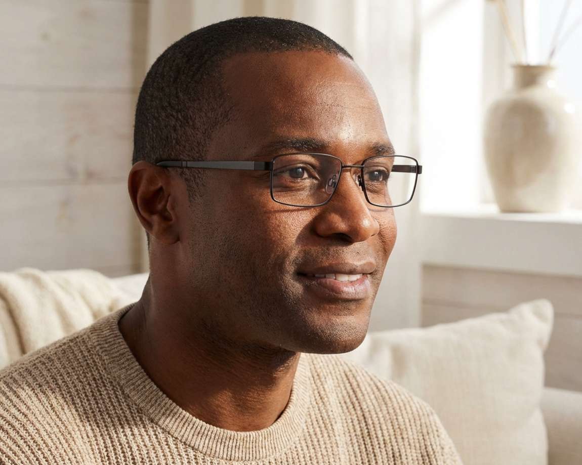 Flexon E1028 001 51-17 Black  front view