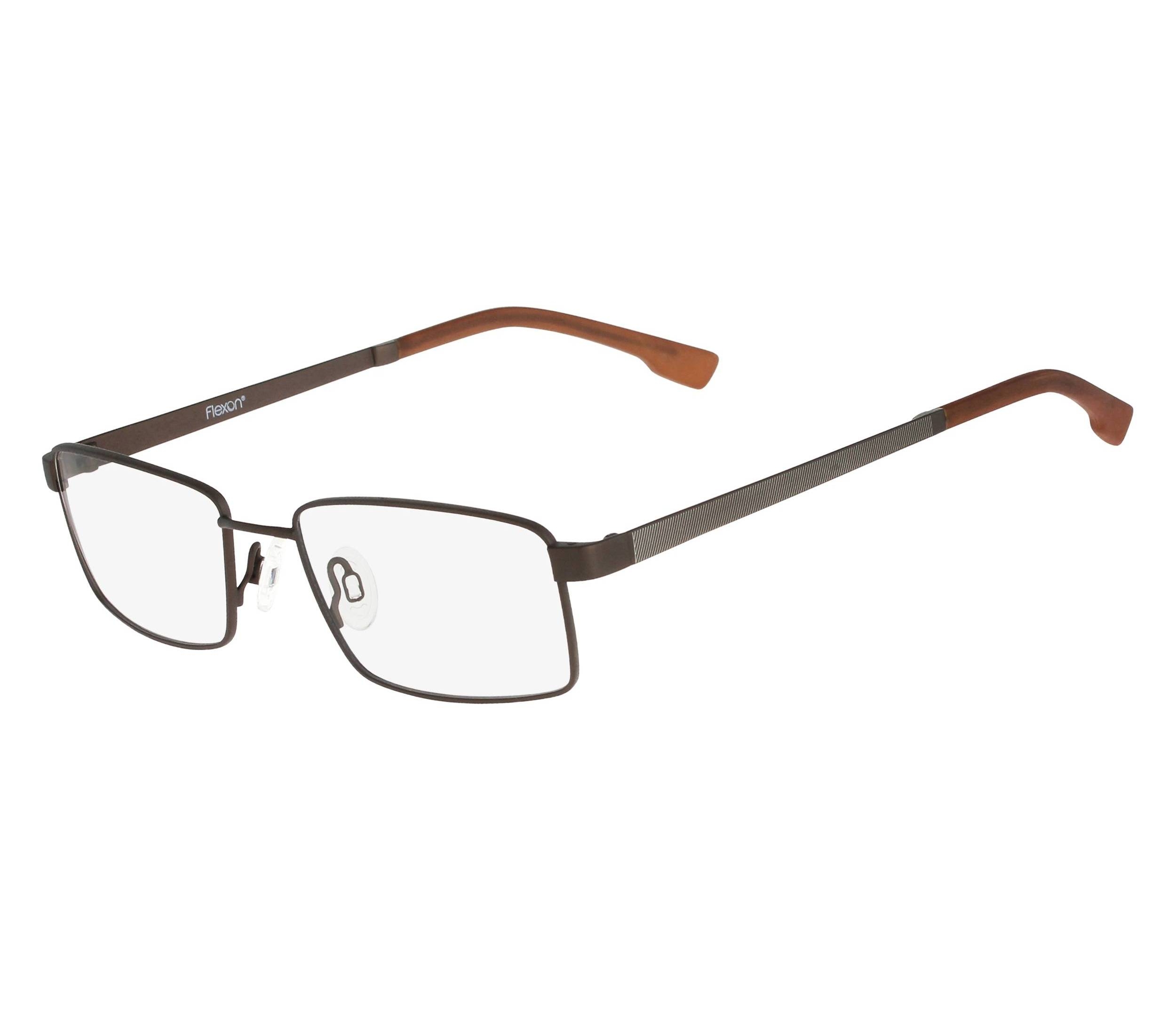 Flexon E1028 210 51-17 Brown Steel profile view