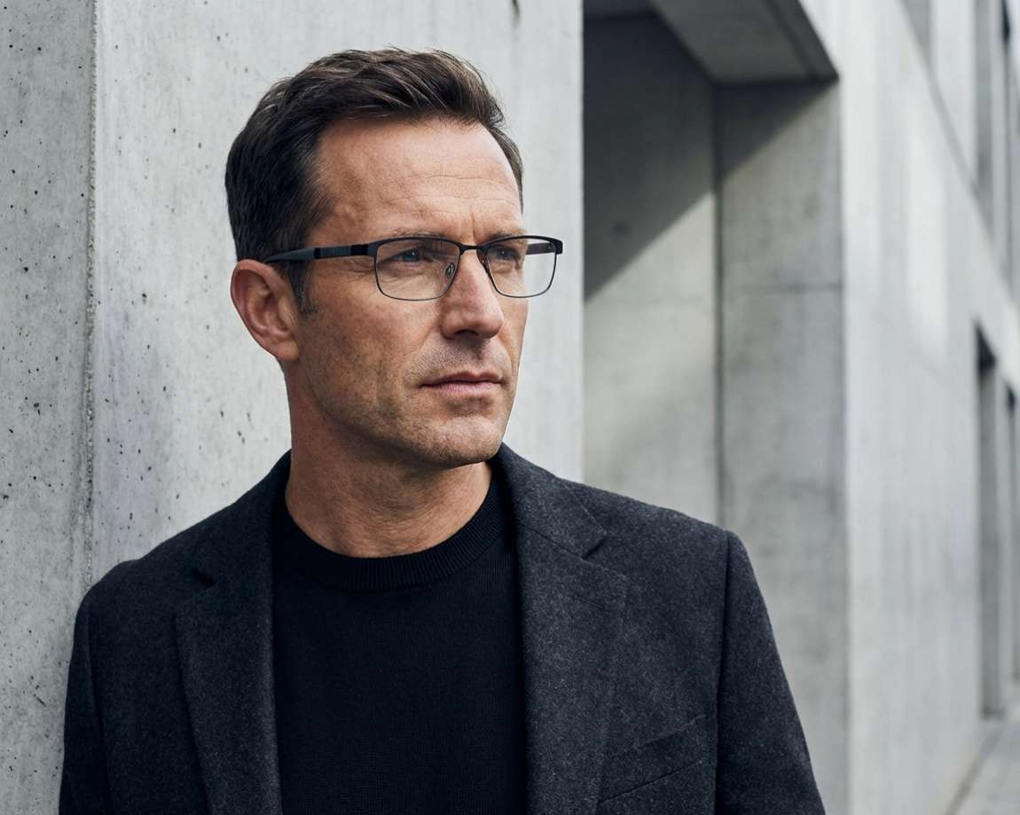 Flexon E1110 033 55-18 Black Gun 360 degree view 4