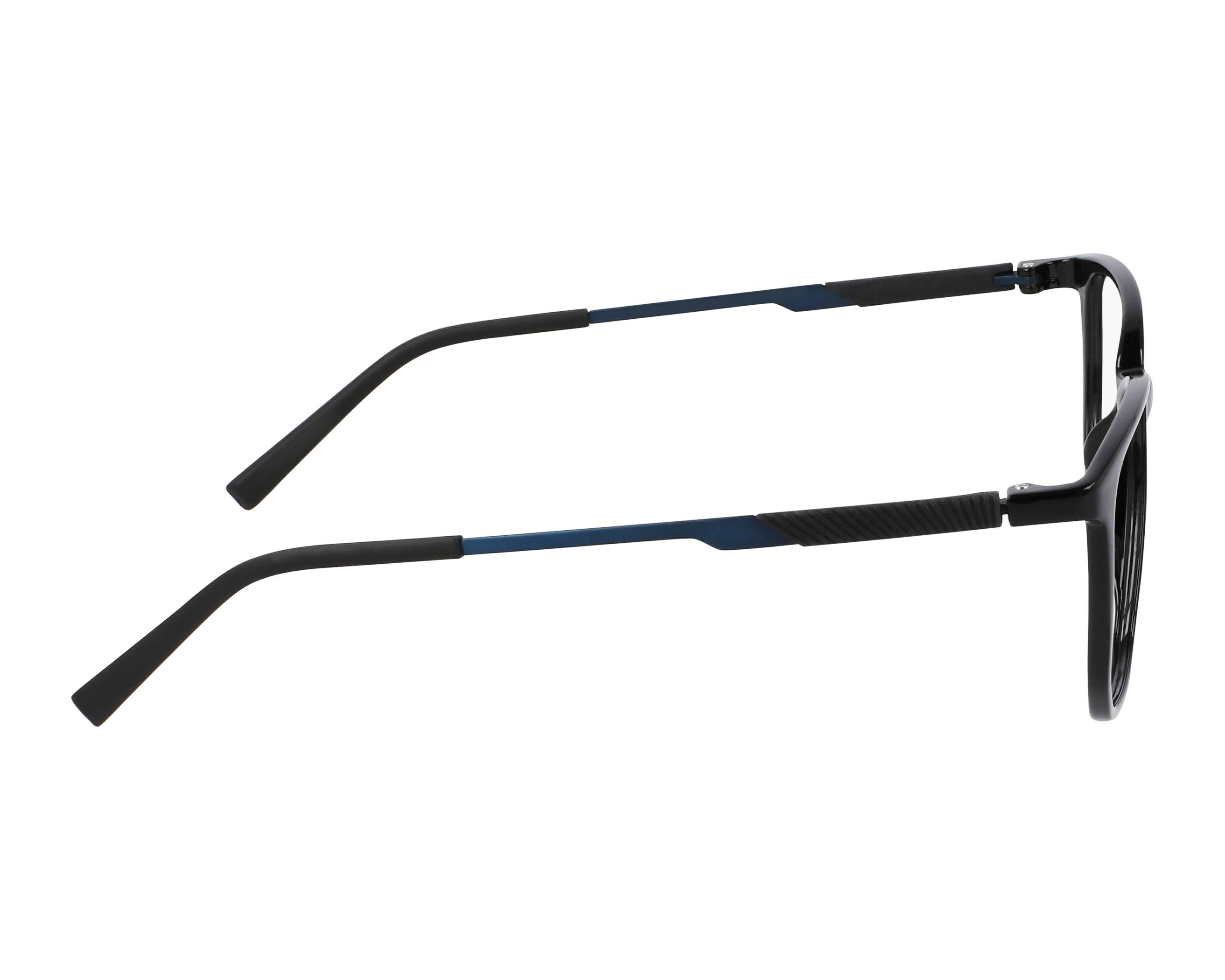 Flexon EP8022 001 53-18 Black Blue 360 degree view 1