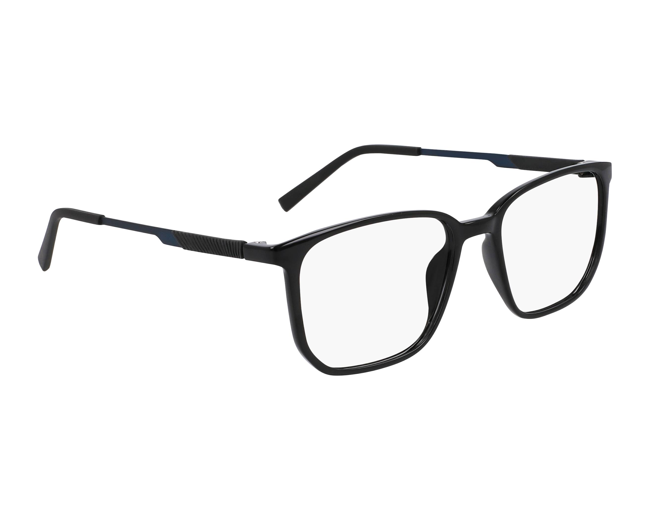 Flexon EP8022 001 53-18 Black Blue 360 degree view 2