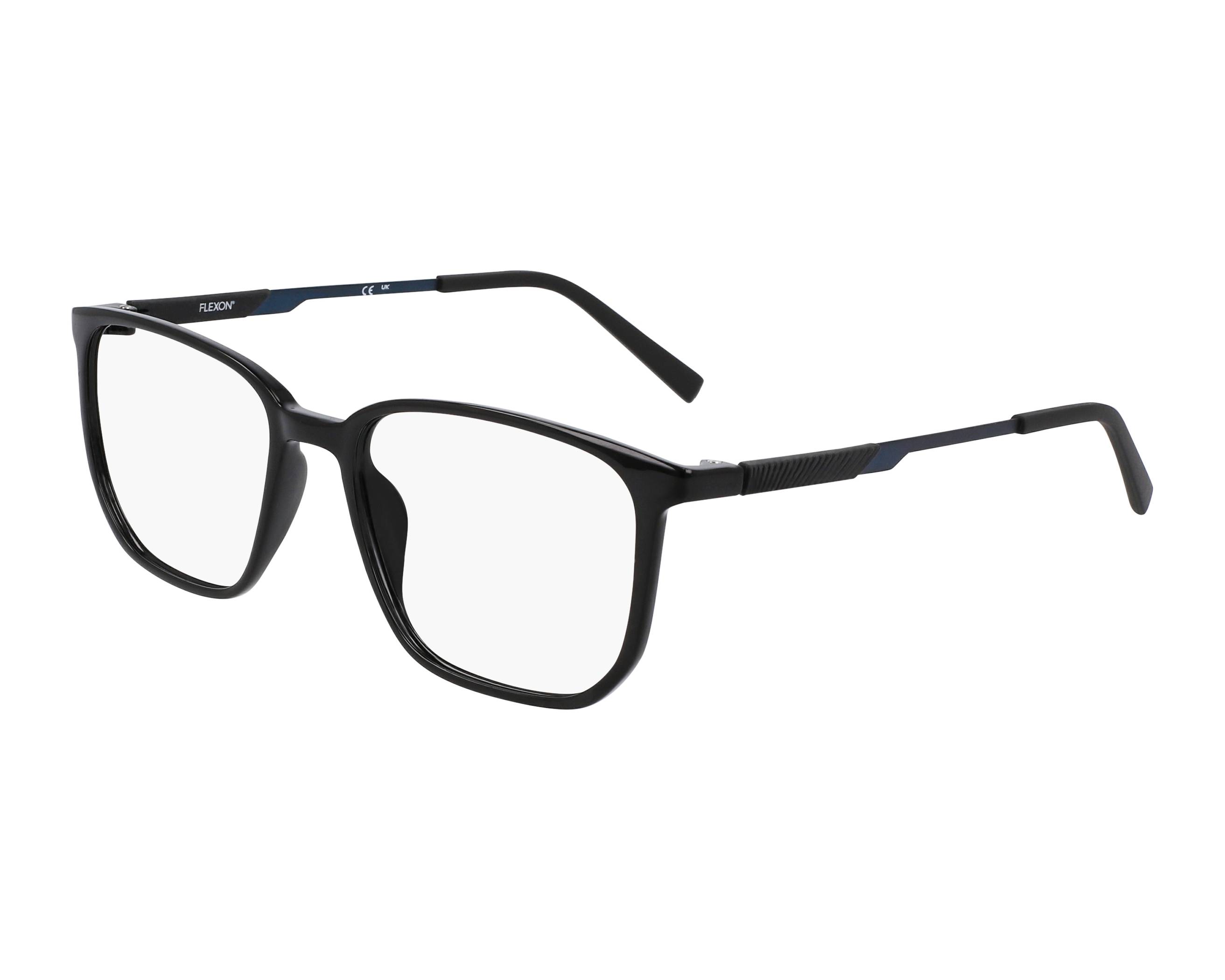 Flexon EP8022 001 53-18 Black Blue 360 degree view 3