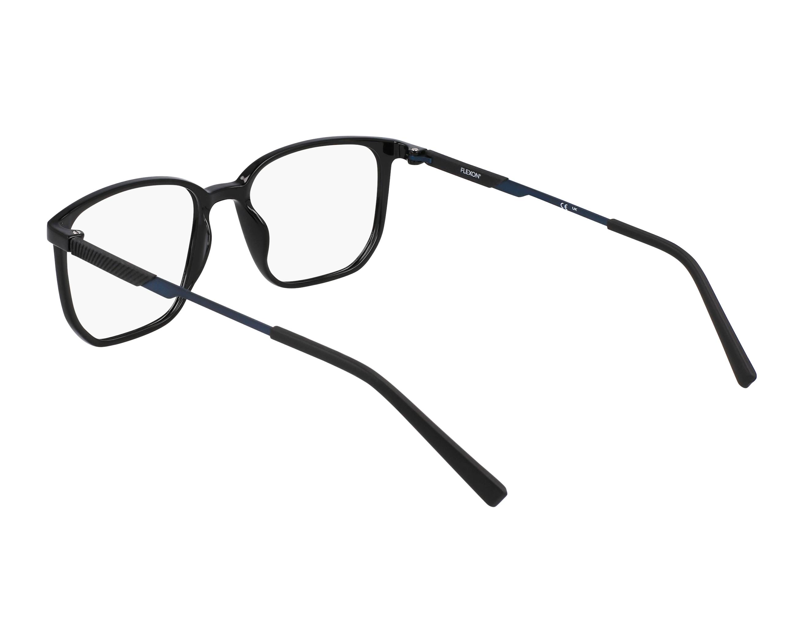 Flexon EP8022 001 53-18 Black Blue 360 degree view 4
