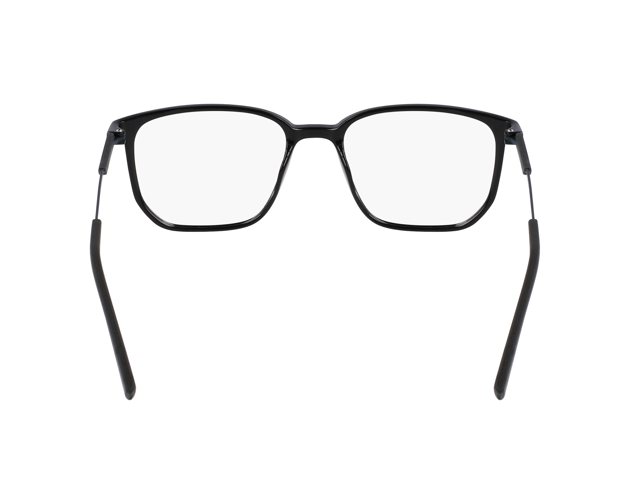 Flexon EP8022 001 53-18 Black Blue 360 degree view 6