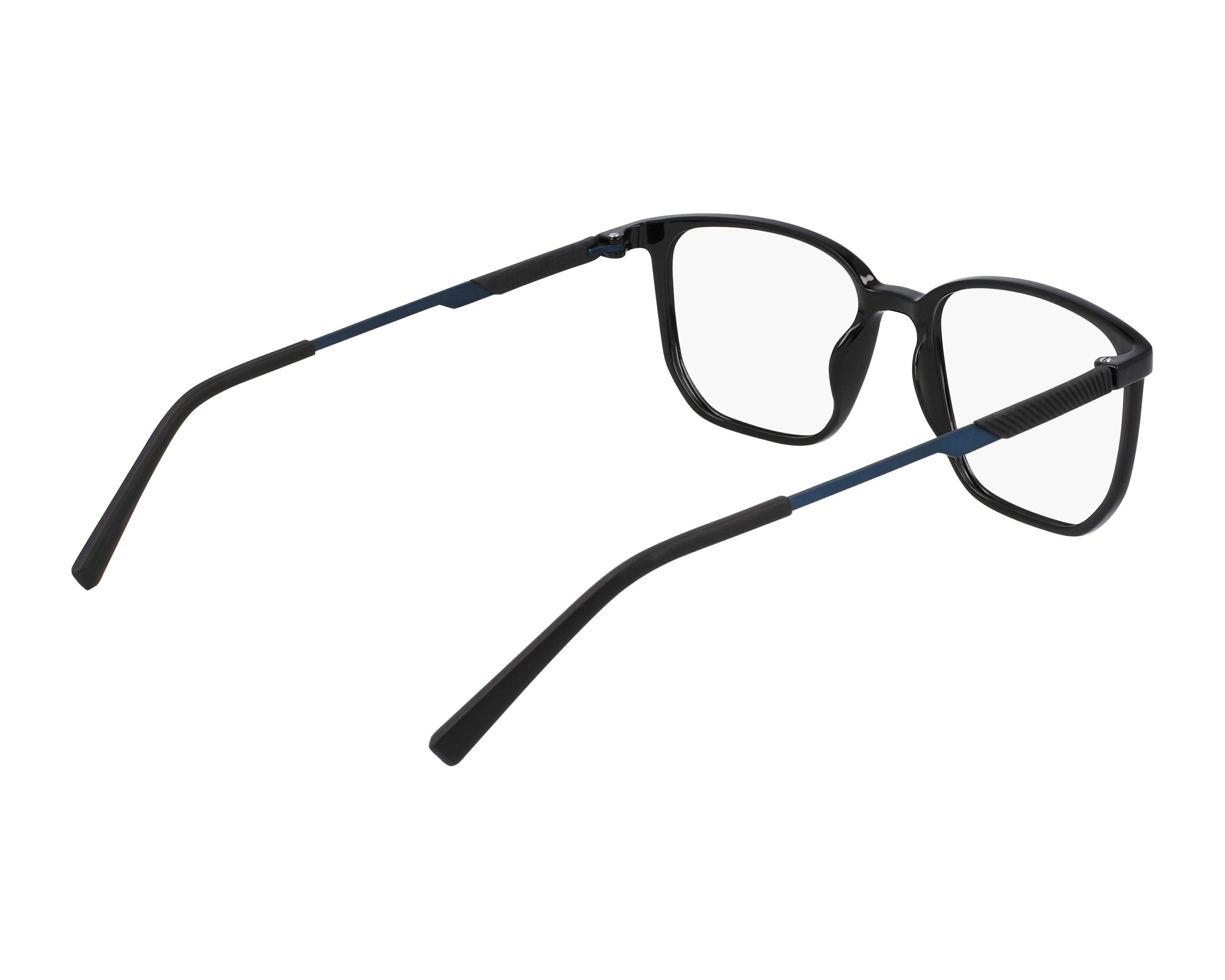 Flexon EP8022 001 53-18 Black Blue 360 degree view 8