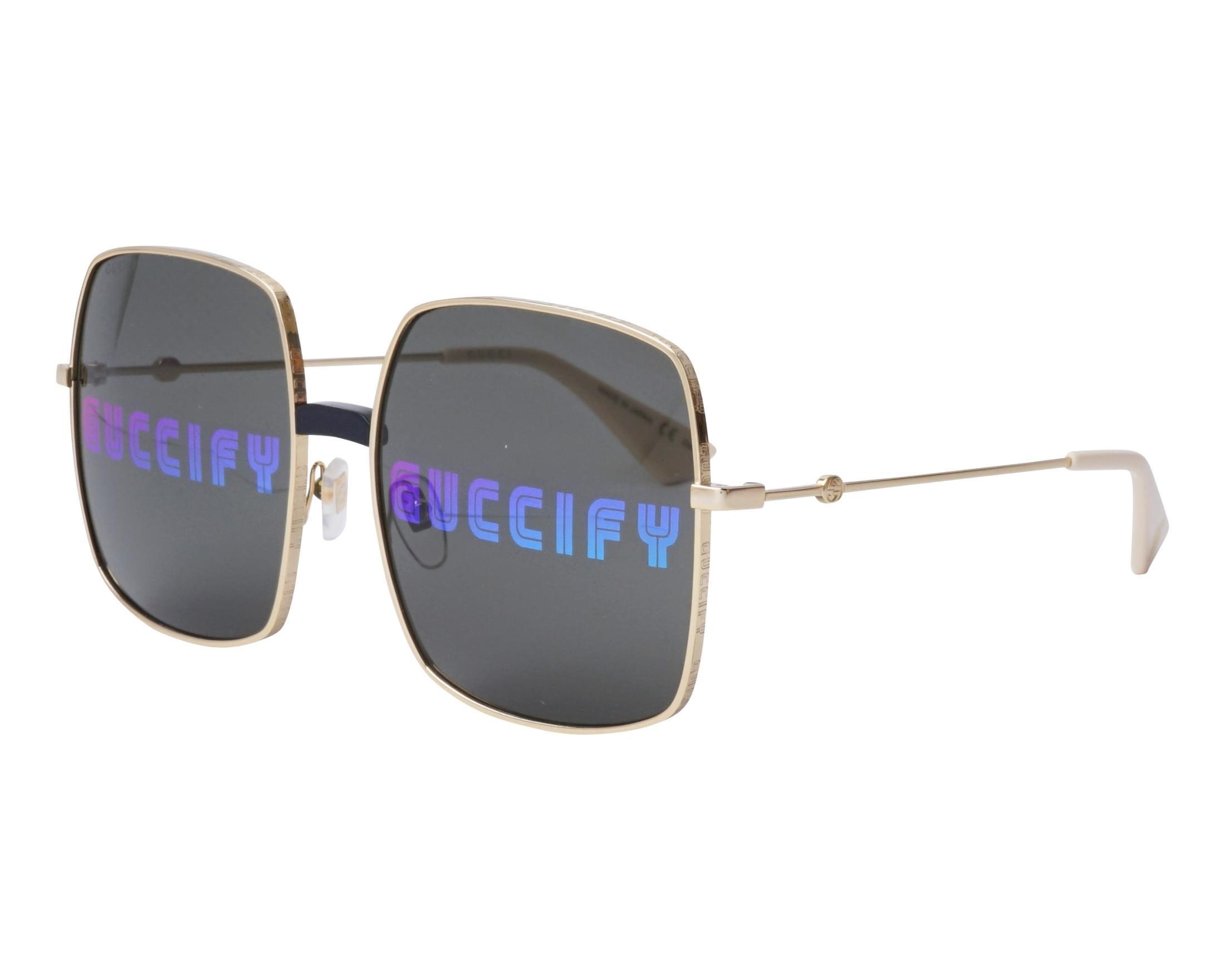 Gucci GG-0414-S 002 60-17 Gold  profile view