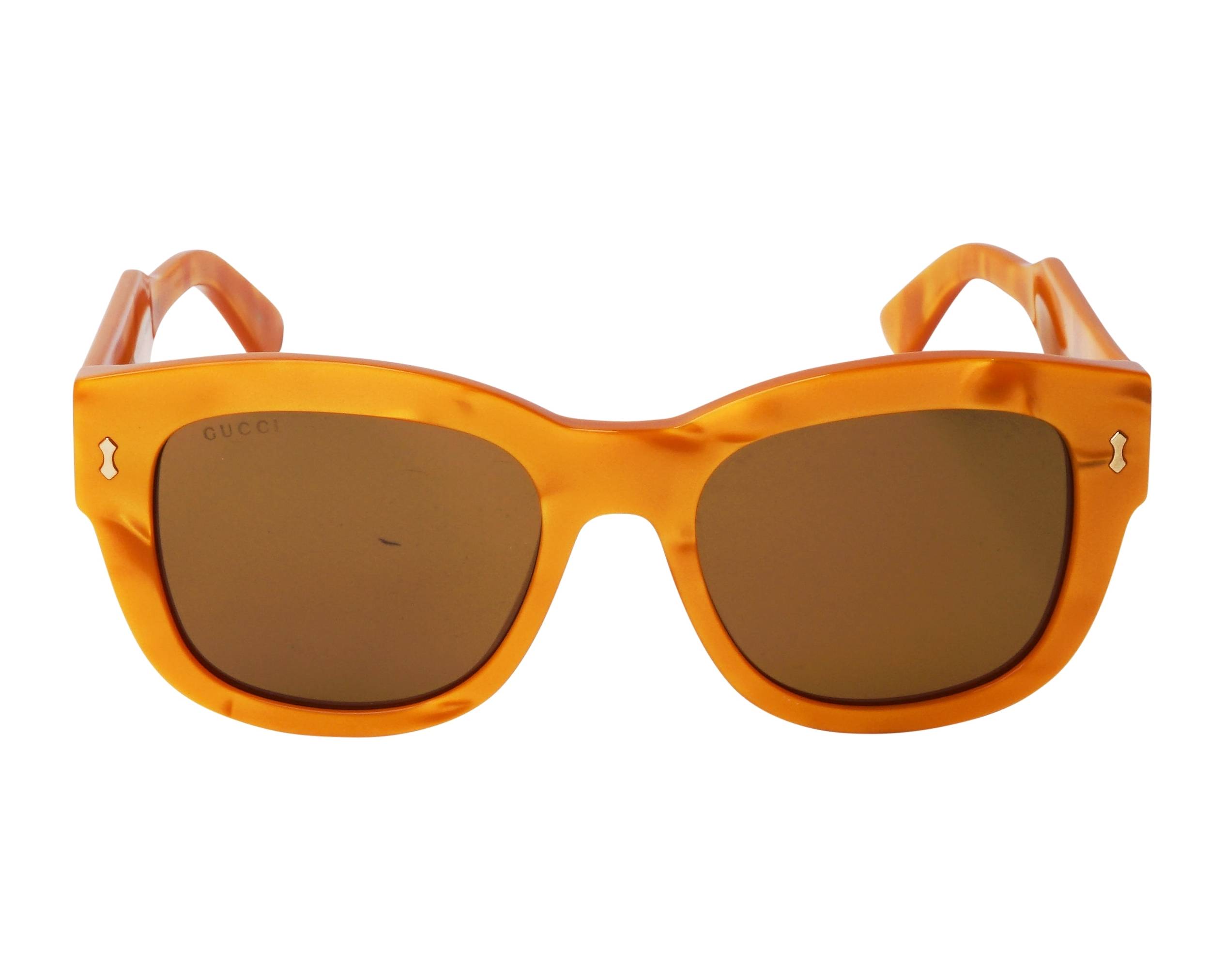 Gucci GG1110S 004 53-19 Yellow  front view