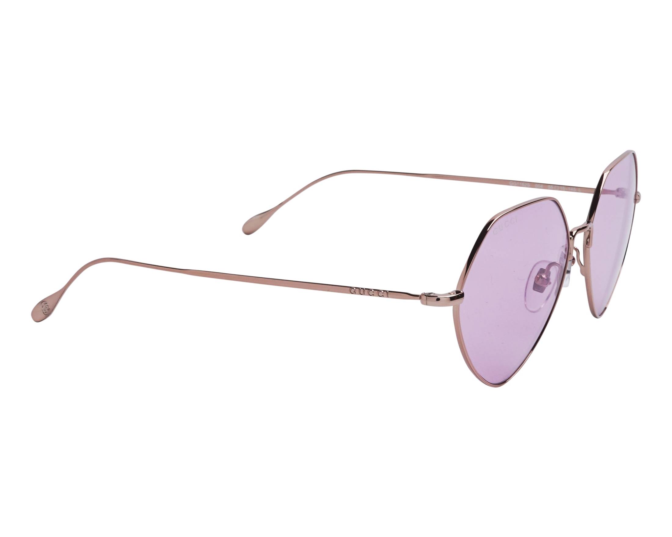 Gucci GG1182S 004 55-15 Gold  side view