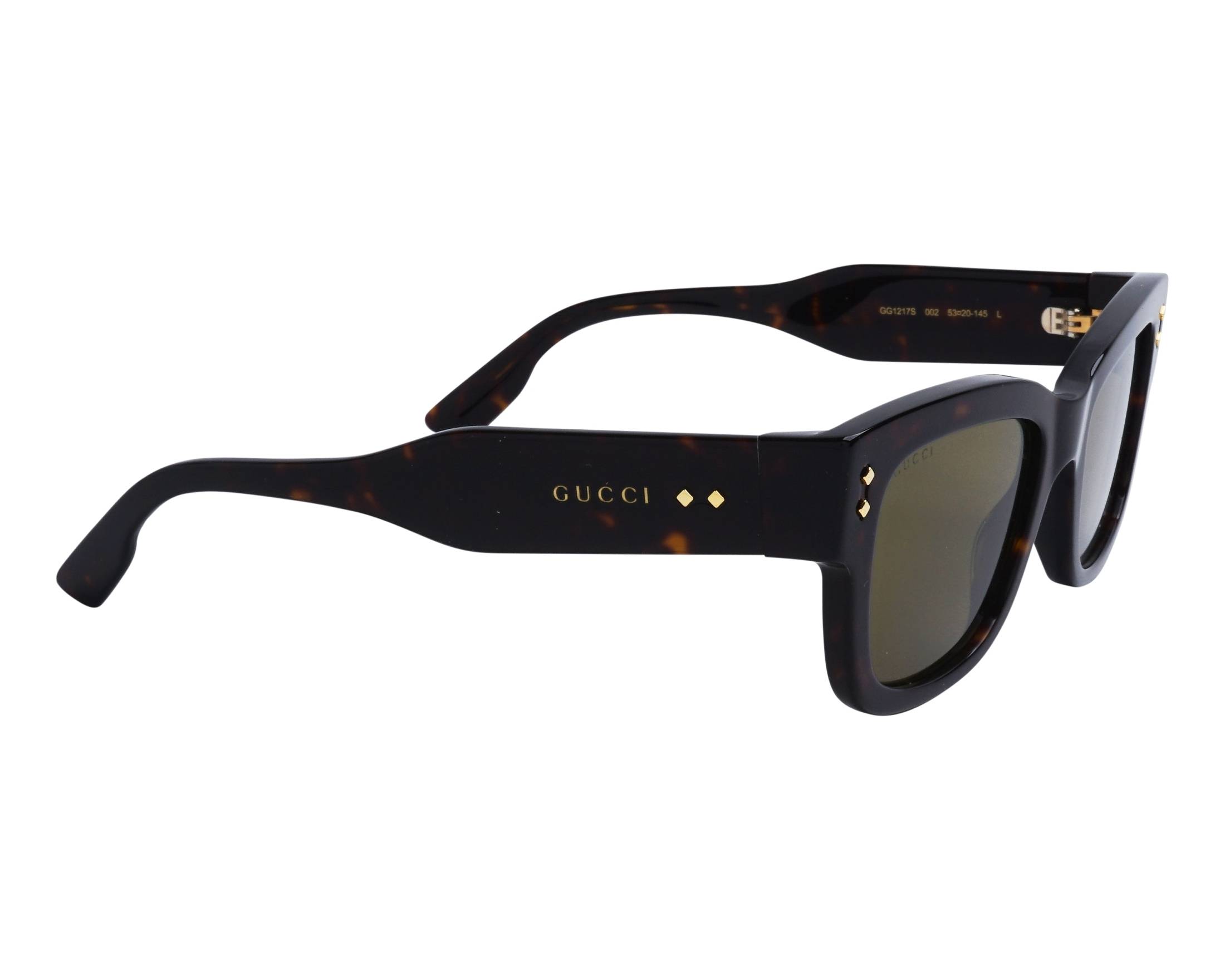 Gucci GG1217S 002 53-20 Havana  side view