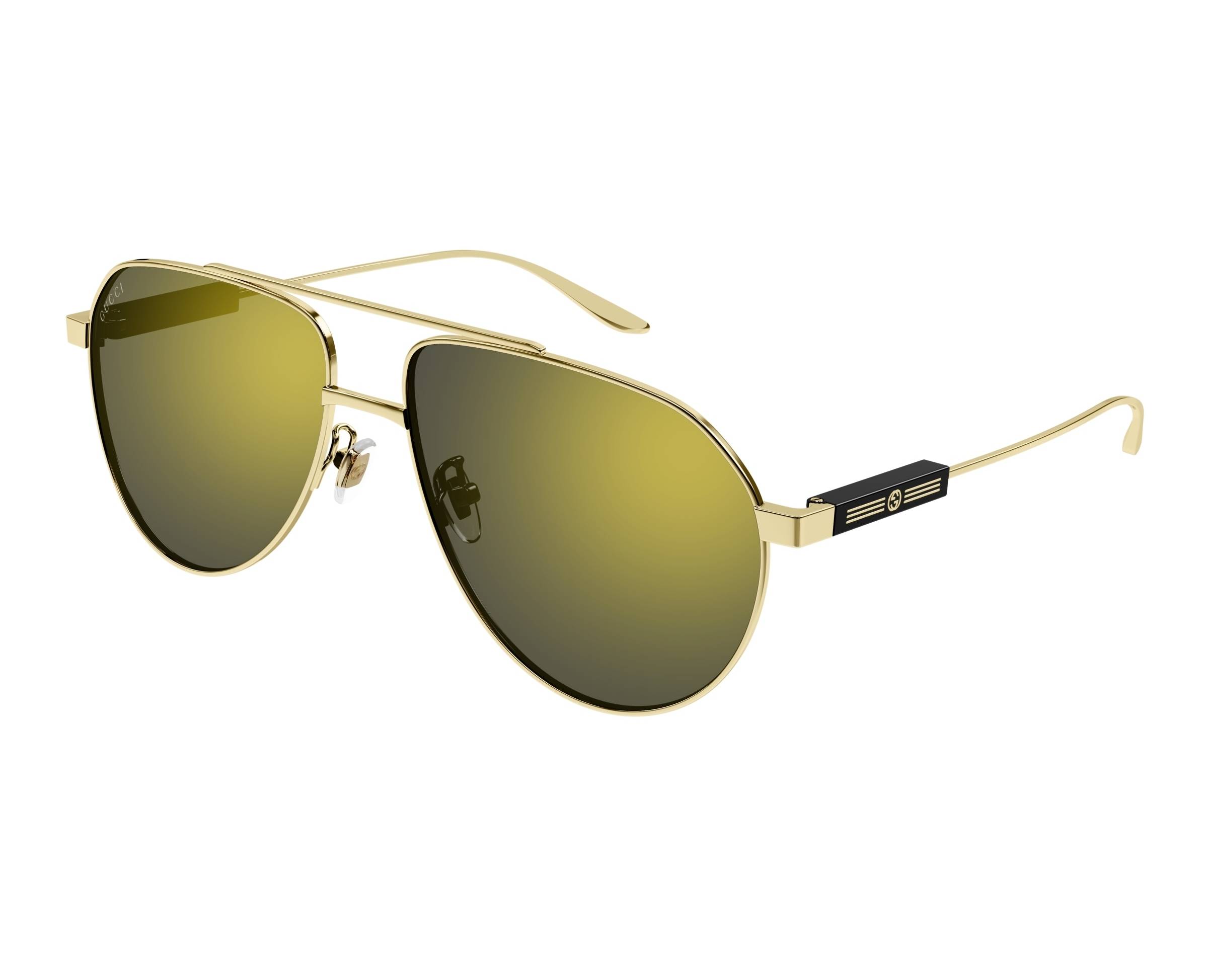 gucci aviator sunglasses gold