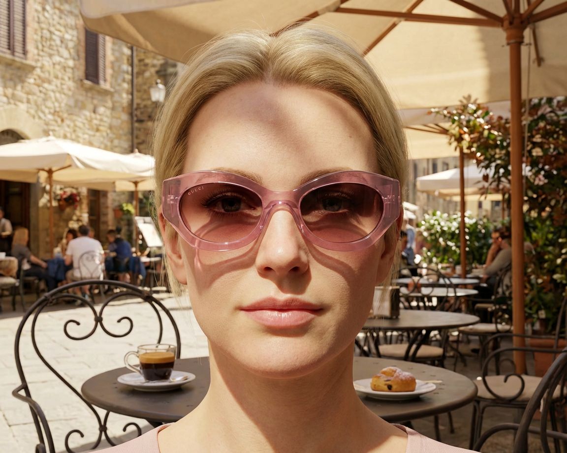 Gucci GG1553S 003 52-21 Pink  360 degree view 6