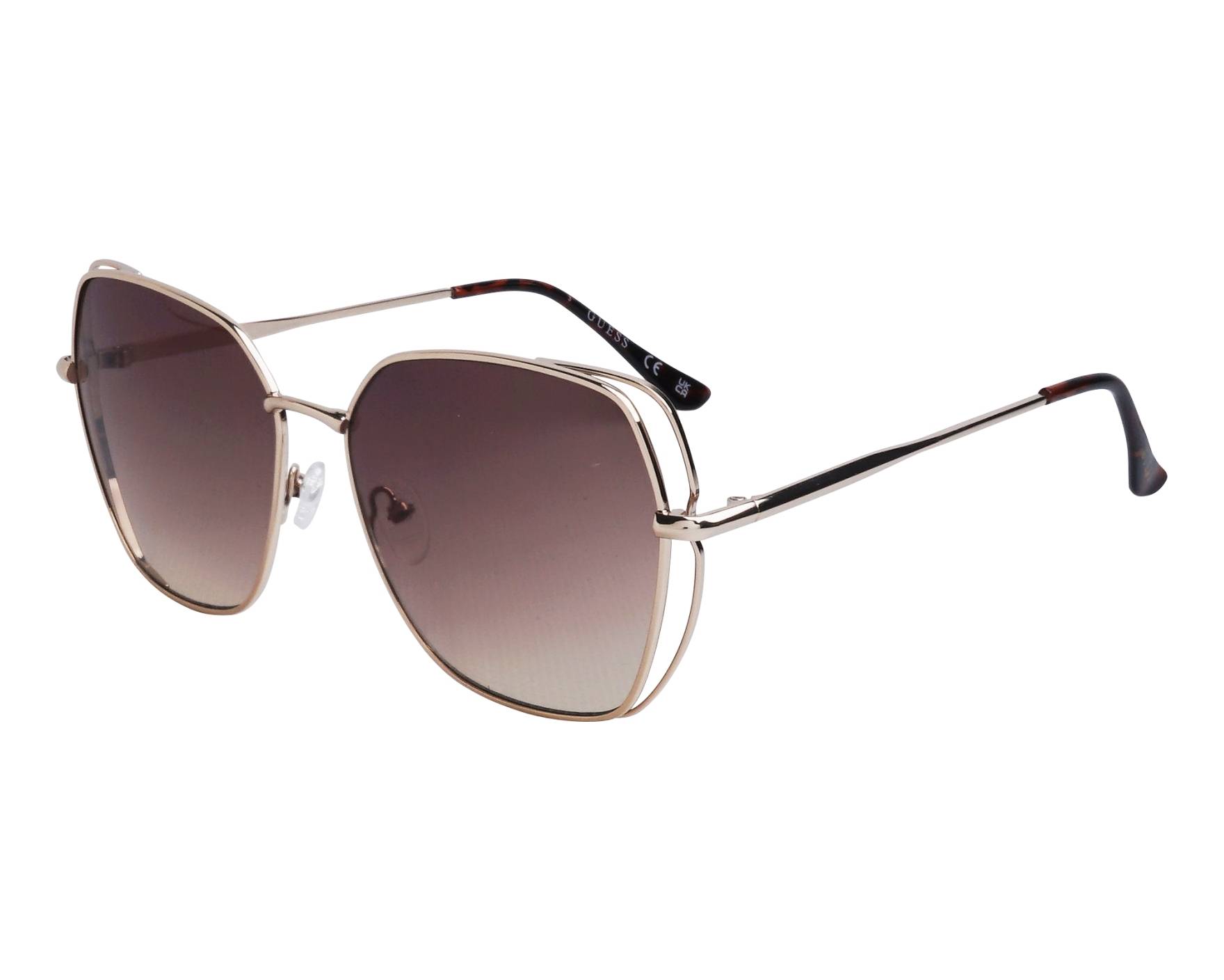 Guess GF0416/S 32F 60-16 Gold Brown profile view
