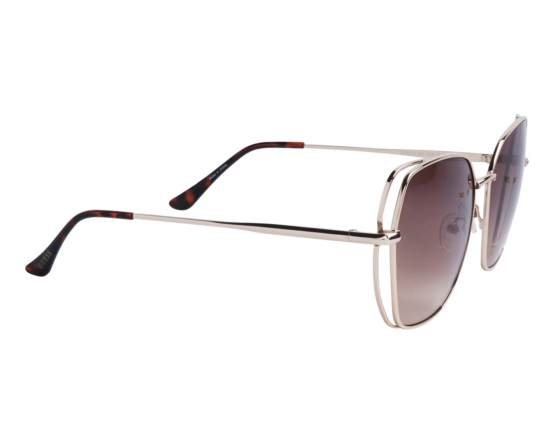 Guess GF0416/S 32F 60-16 Gold Brown side view