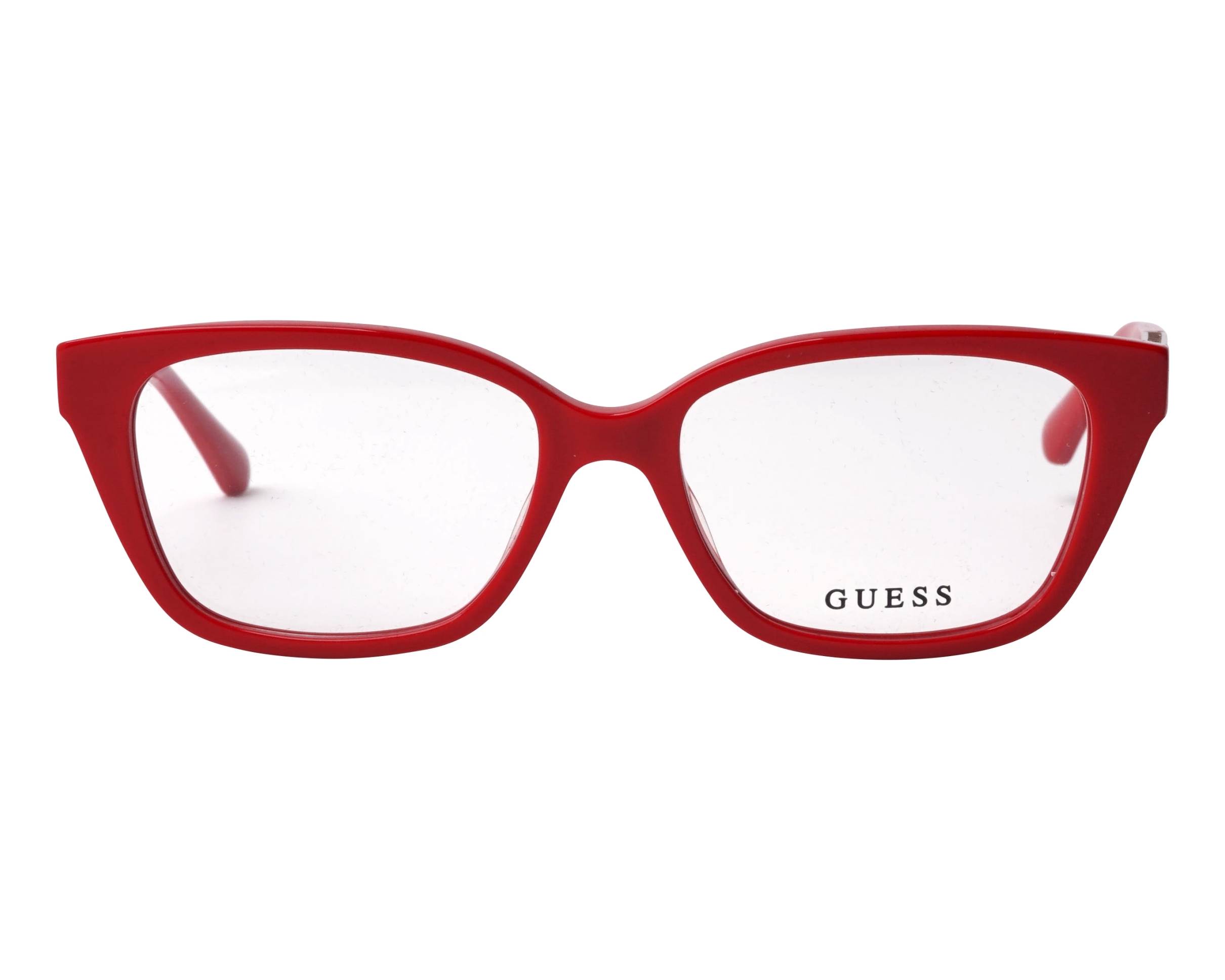 red guess glasses