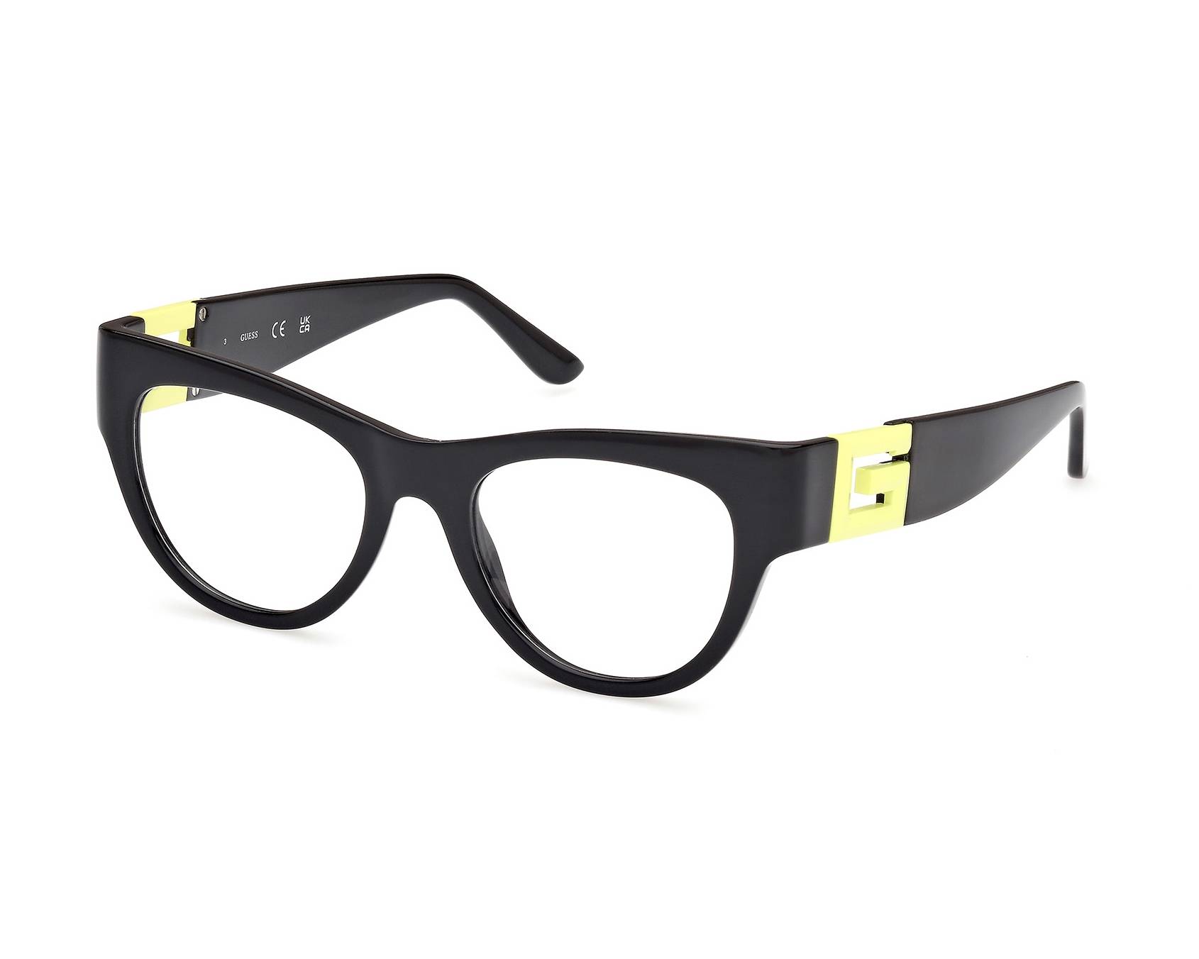 Guess GU2988-V 041 50-19 Black Yellow profile view