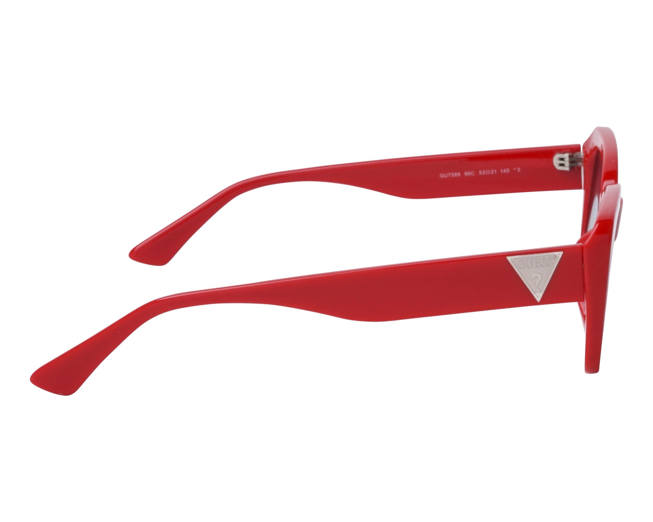 red guess sunglasses