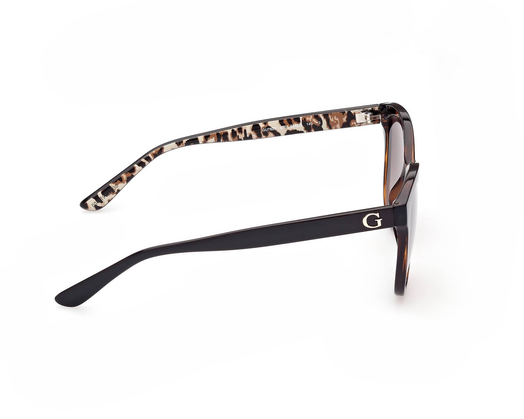 Guess GU7828-S 52F 56-15 havana  360 degree view 6