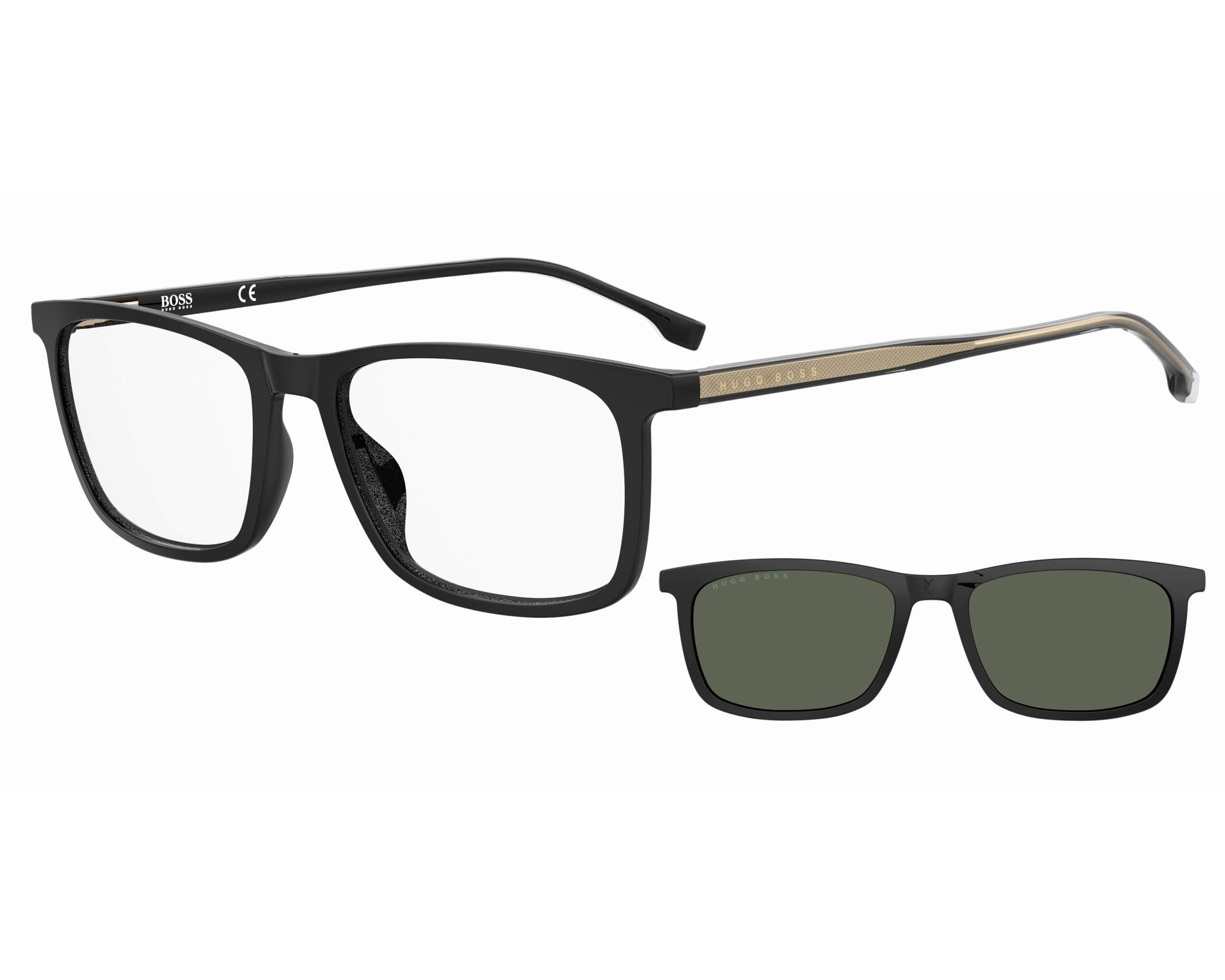 Hugo Boss BOSS-1150-CS 807-99 55-18 Black Gold profile view