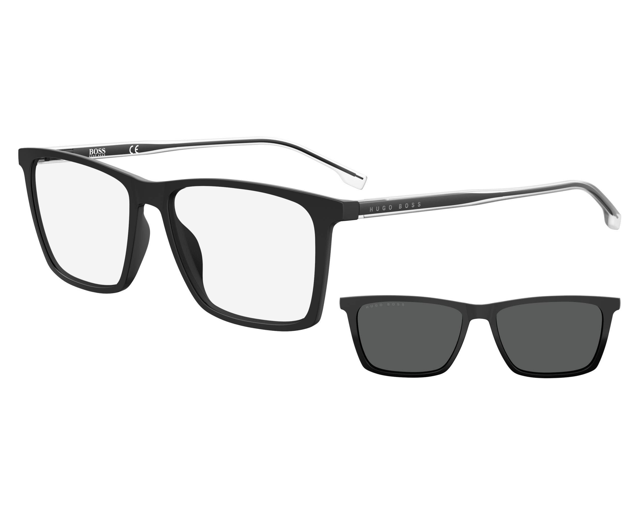 Hugo Boss BOSS-1151-CS 003 56-16 Black  profile view