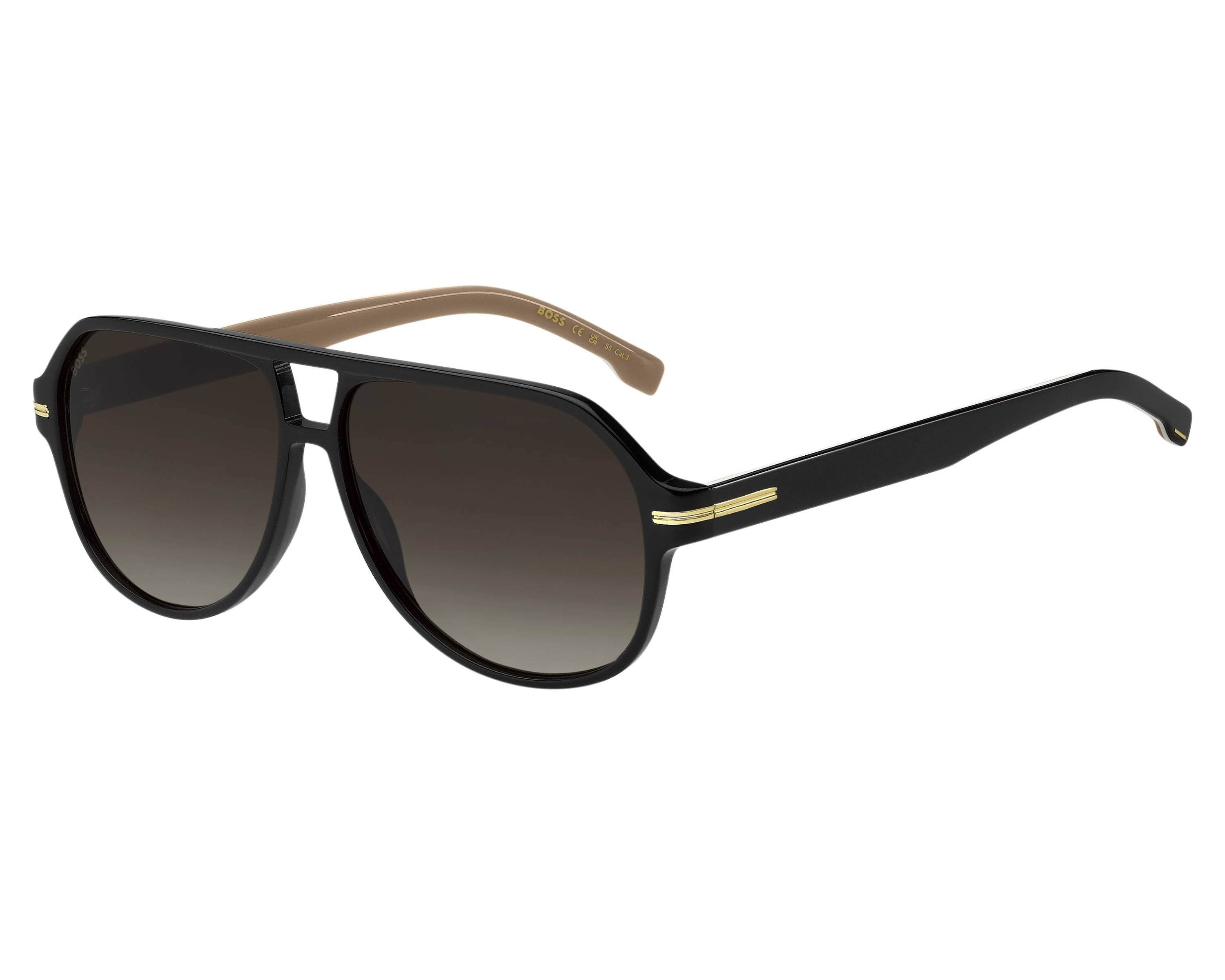 Hugo Boss BOSS-1507-S 807/HA 59-12 schwarz  360 degree view 1