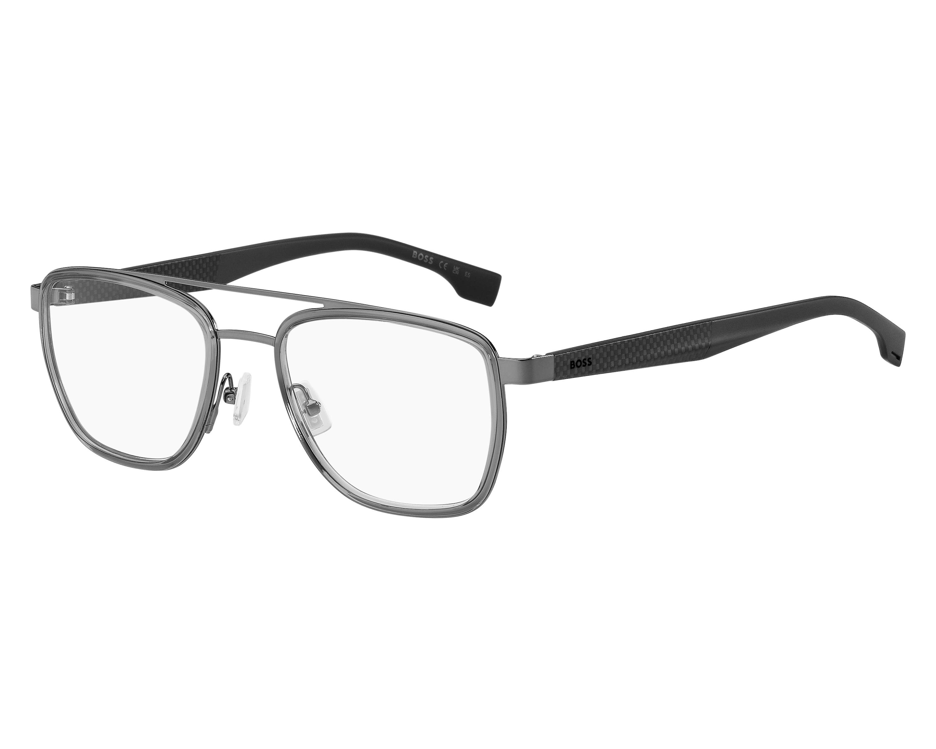 Hugo Boss BOSS-1583 HEK 55-19 Ruthénium  360 degree view 1