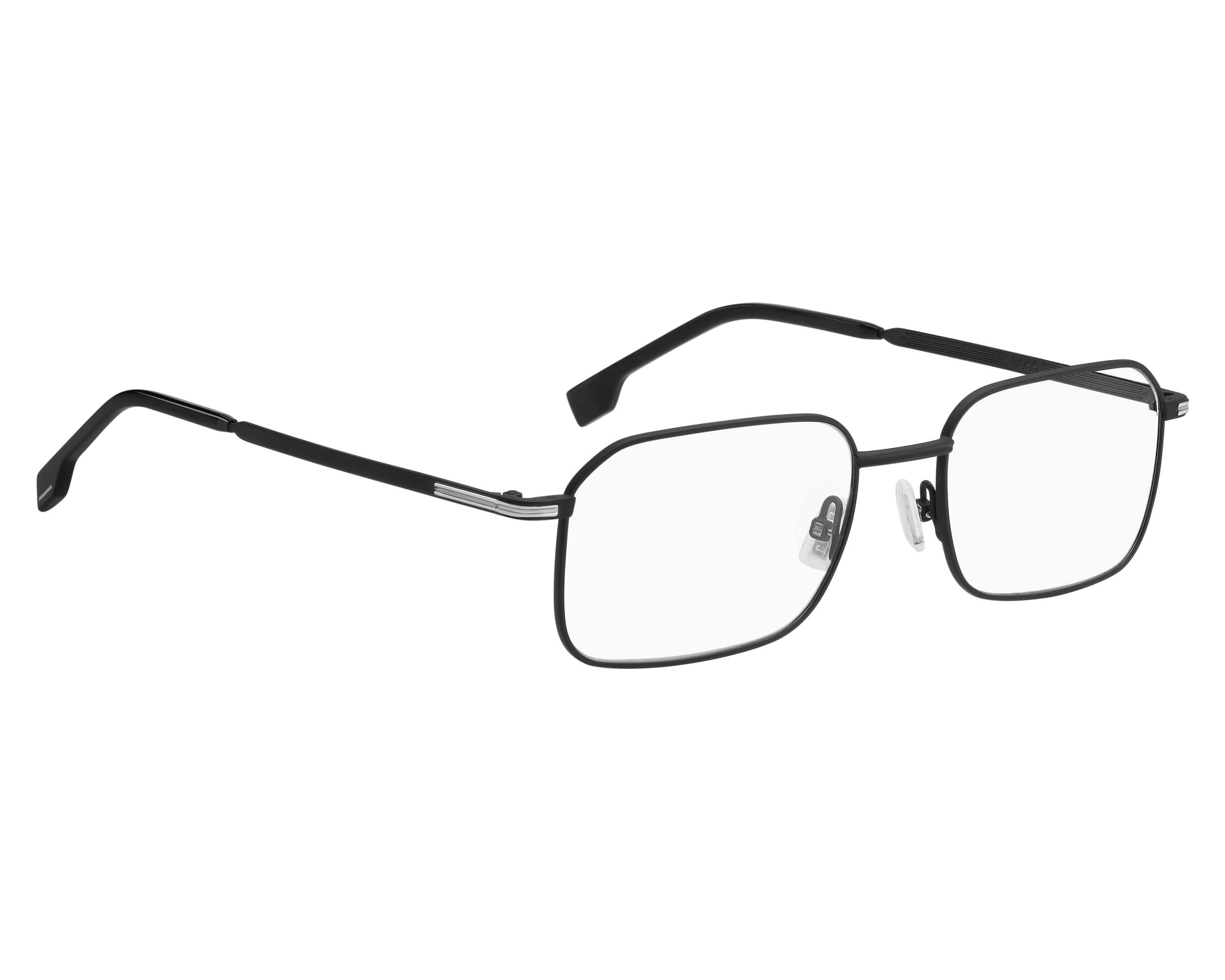 Hugo Boss BOSS-1604 124 55-19 Black Silver 360 degree view 2
