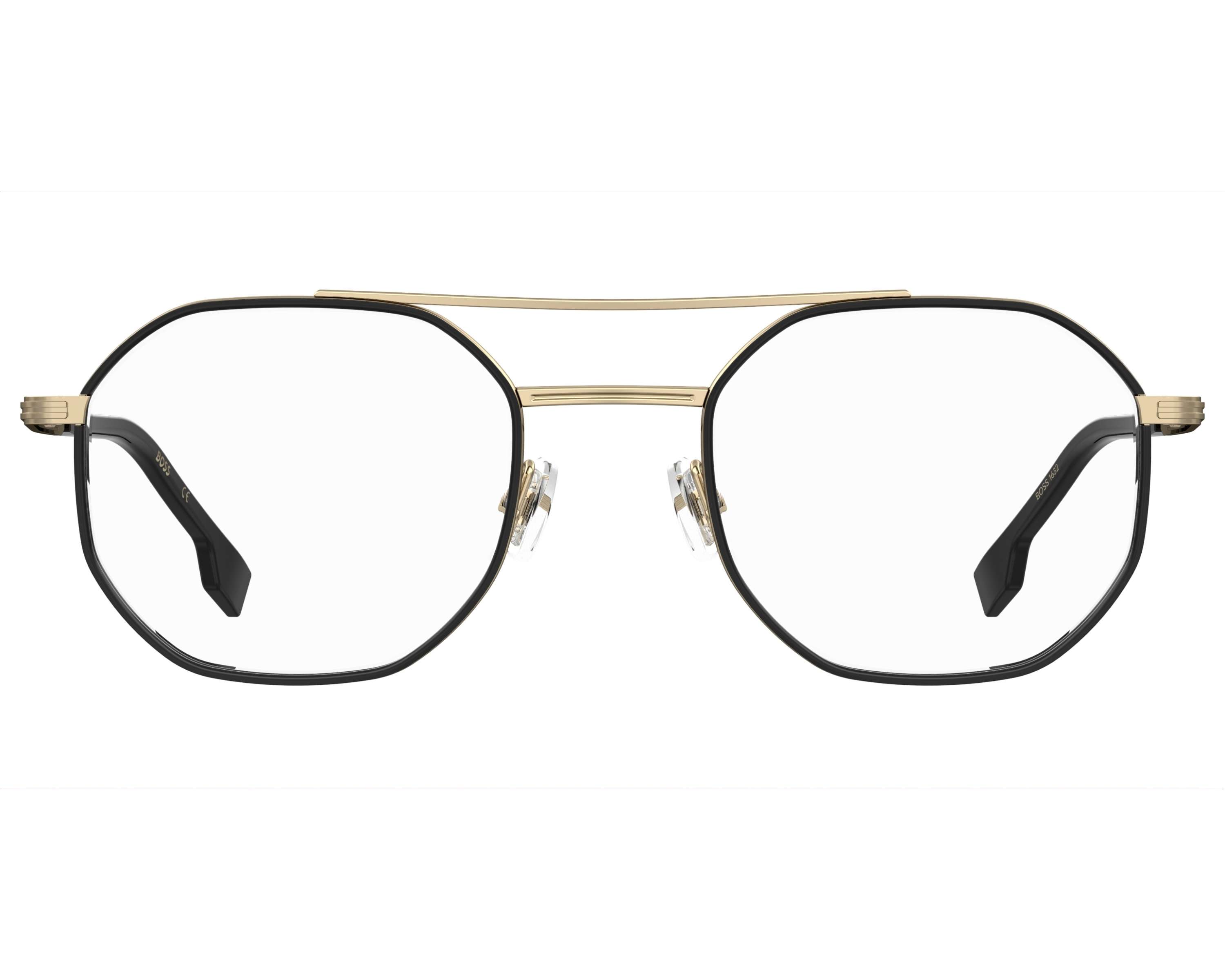 Hugo Boss BOSS-1632 RHL 50-22 Gold Black 360 degree view 3