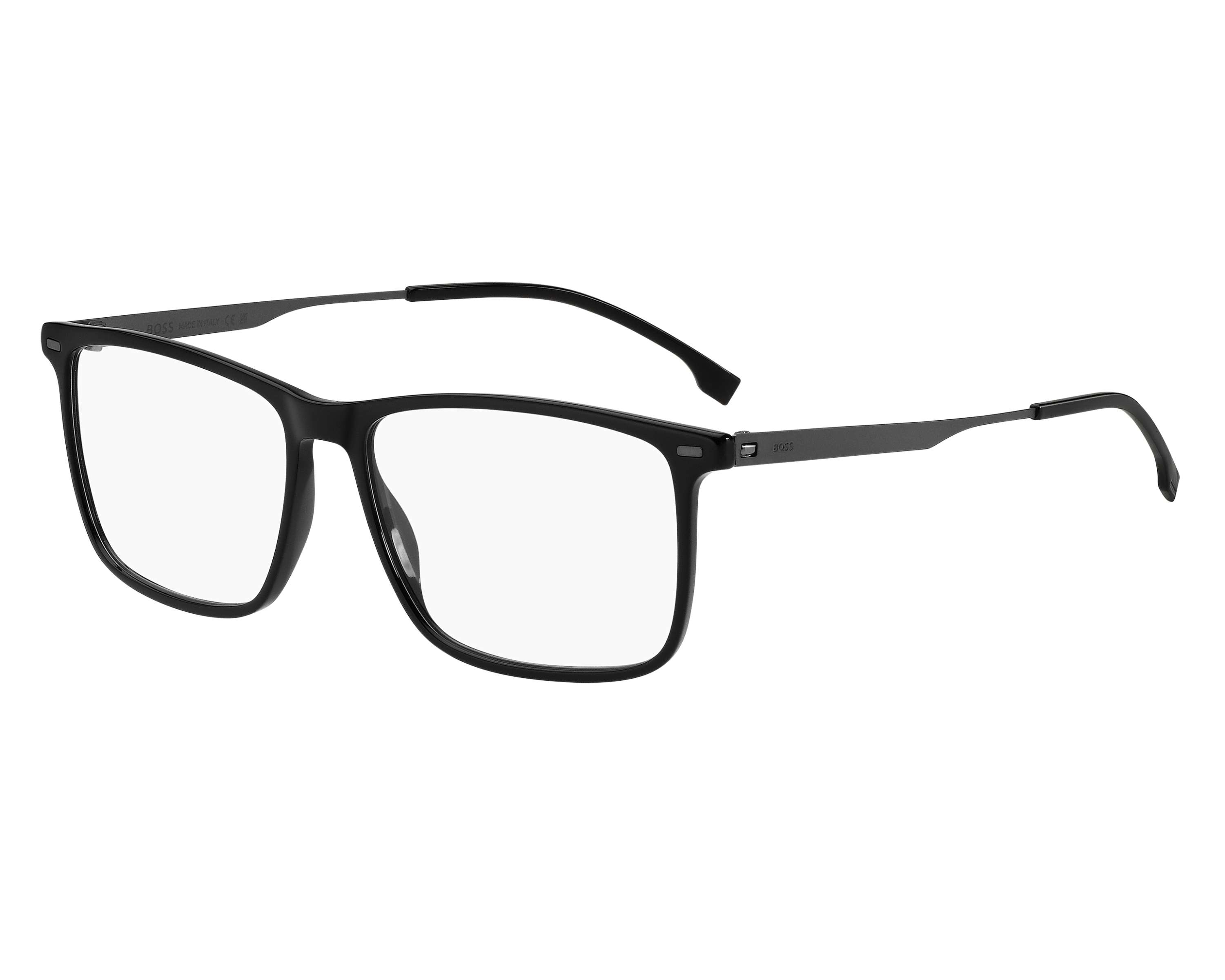 Hugo Boss BOSS-1642 ANS 55-15 Noir Ruthénium 360 degree view 1