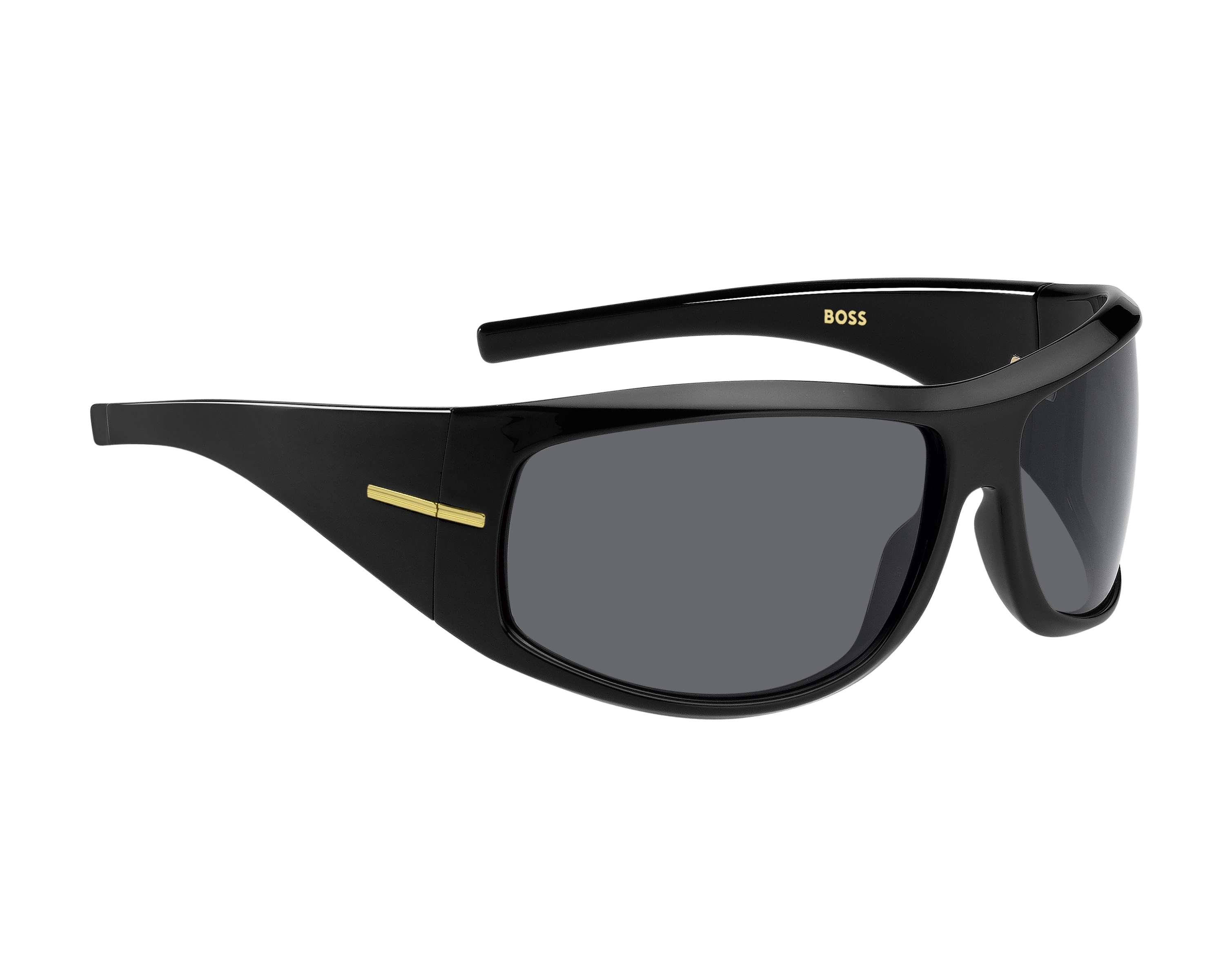 HUGO BOSS Unisex Sonnenbrille 1497/S – Matte Black Grey, Größe 57/18/140, Nicht Polarisiert