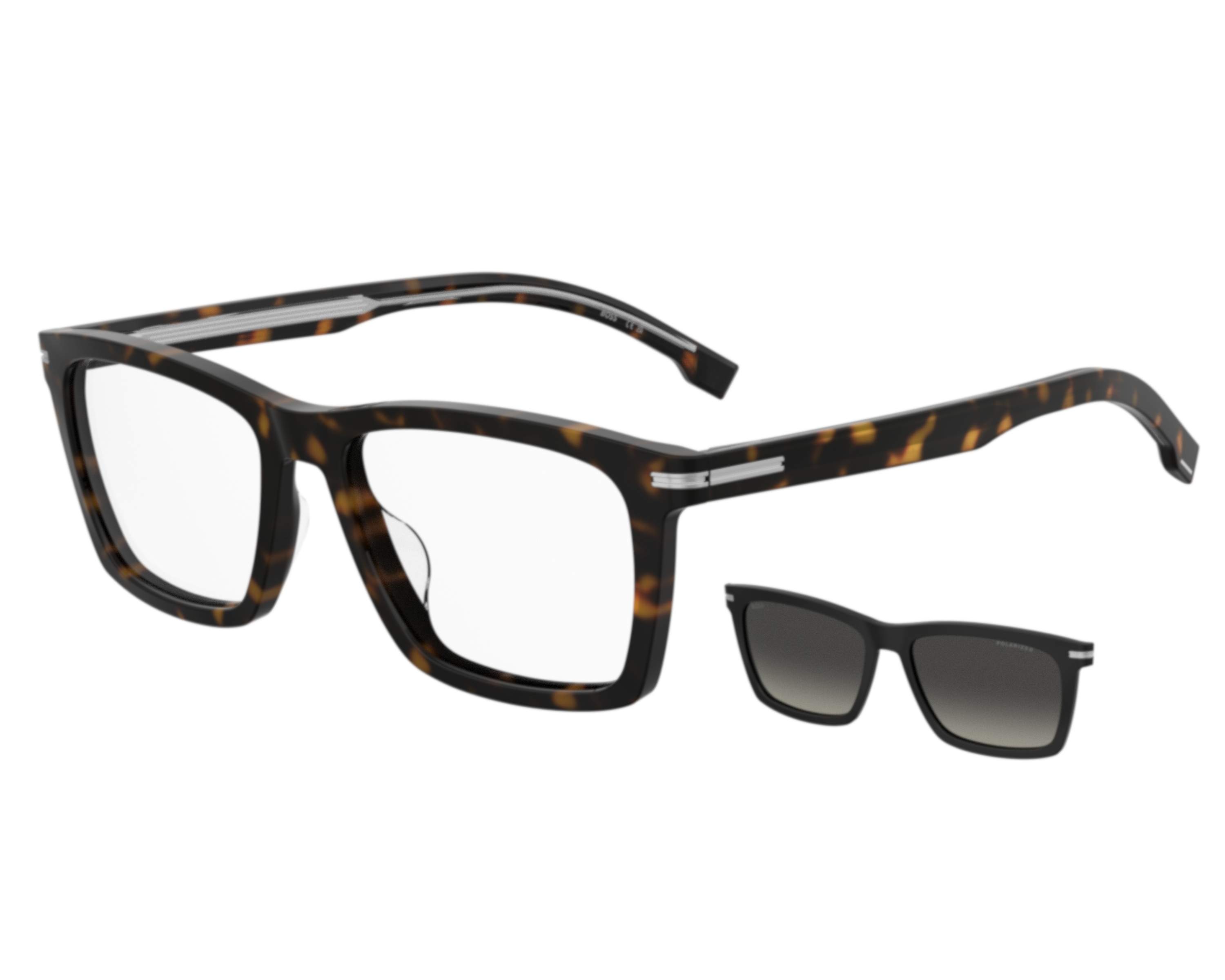 Hugo Boss BOSS-1726-G-CS WR7/LB 55-17 schwarz havana 360 degree view 6