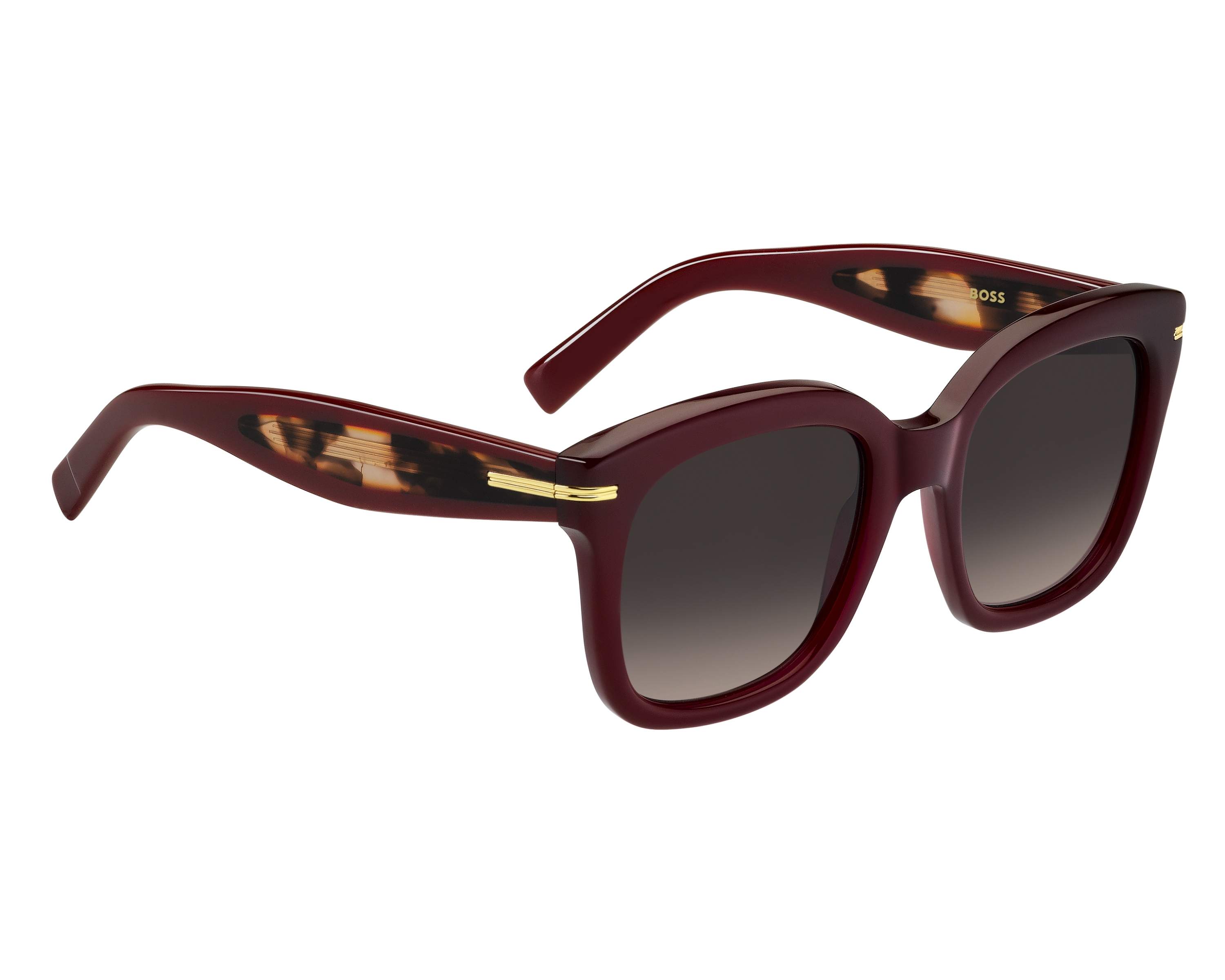 Hugo Boss BOSS-1731-S LHF/HA - Burgundy  360 degree view 1