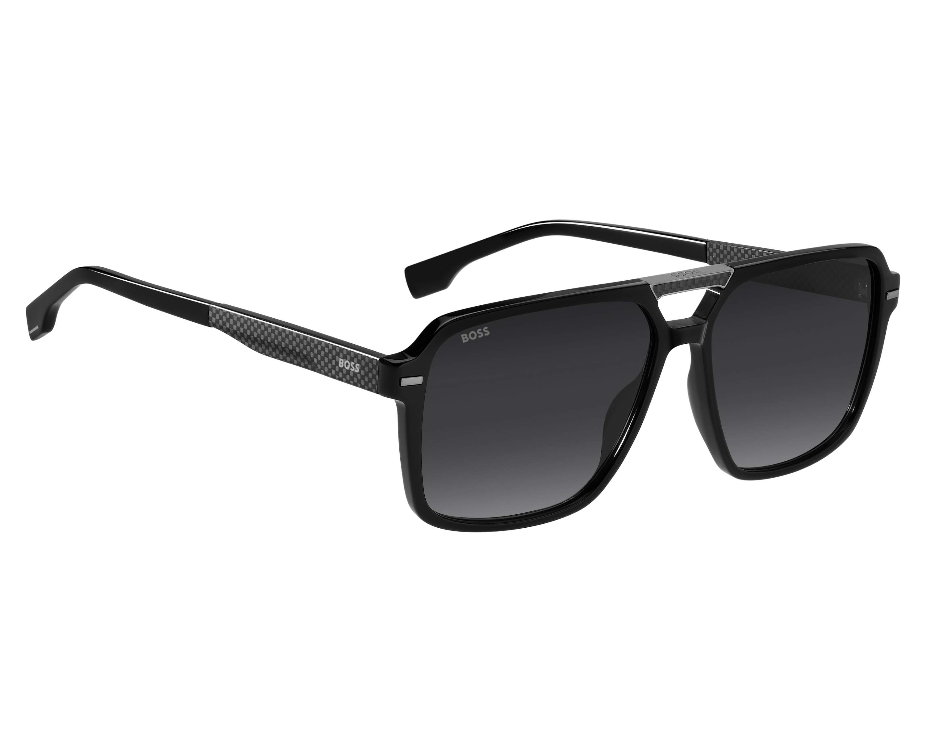 Hugo Boss BOSS-1766-S 807/9O 59-14 Black  360 degree view 3
