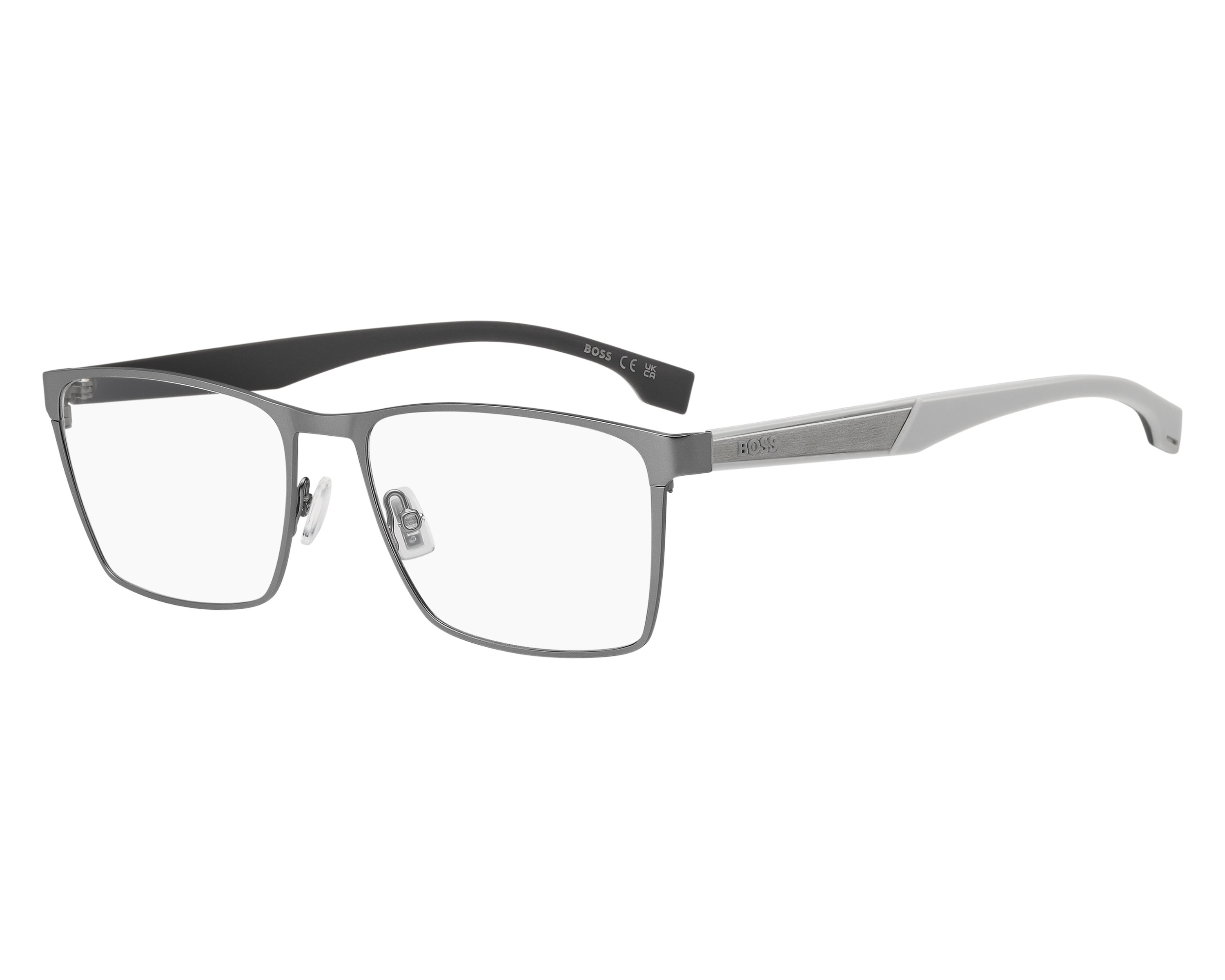 Hugo Boss BOSS-1828 R81 58-18 Ruthenium  profile view