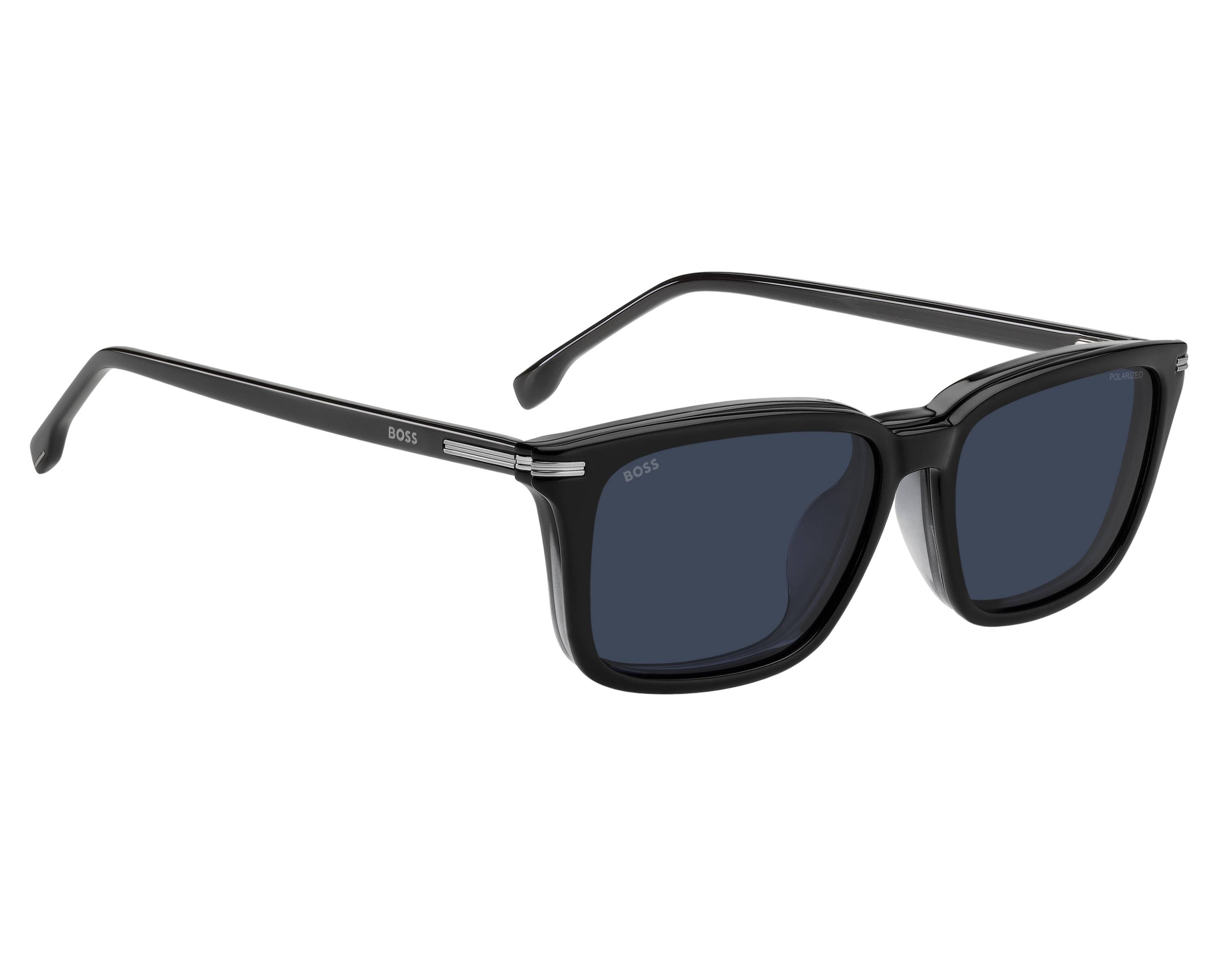 Hugo Boss BOSS-1847-G-C EDM/C3 55-16 Black Grey 360 degree view 1