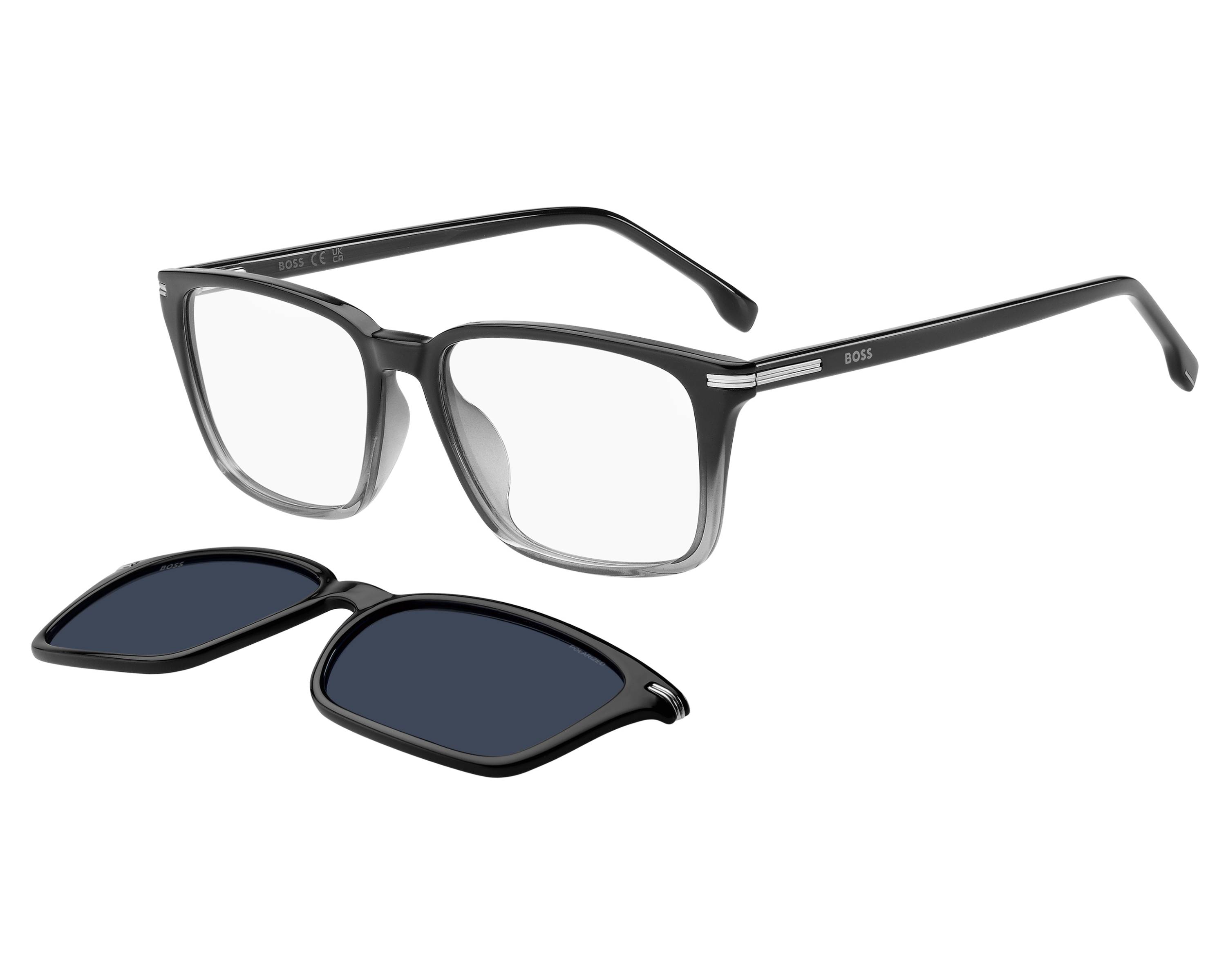 Hugo Boss BOSS-1847-G-C EDM/C3 55-16 Black Grey 360 degree view 3