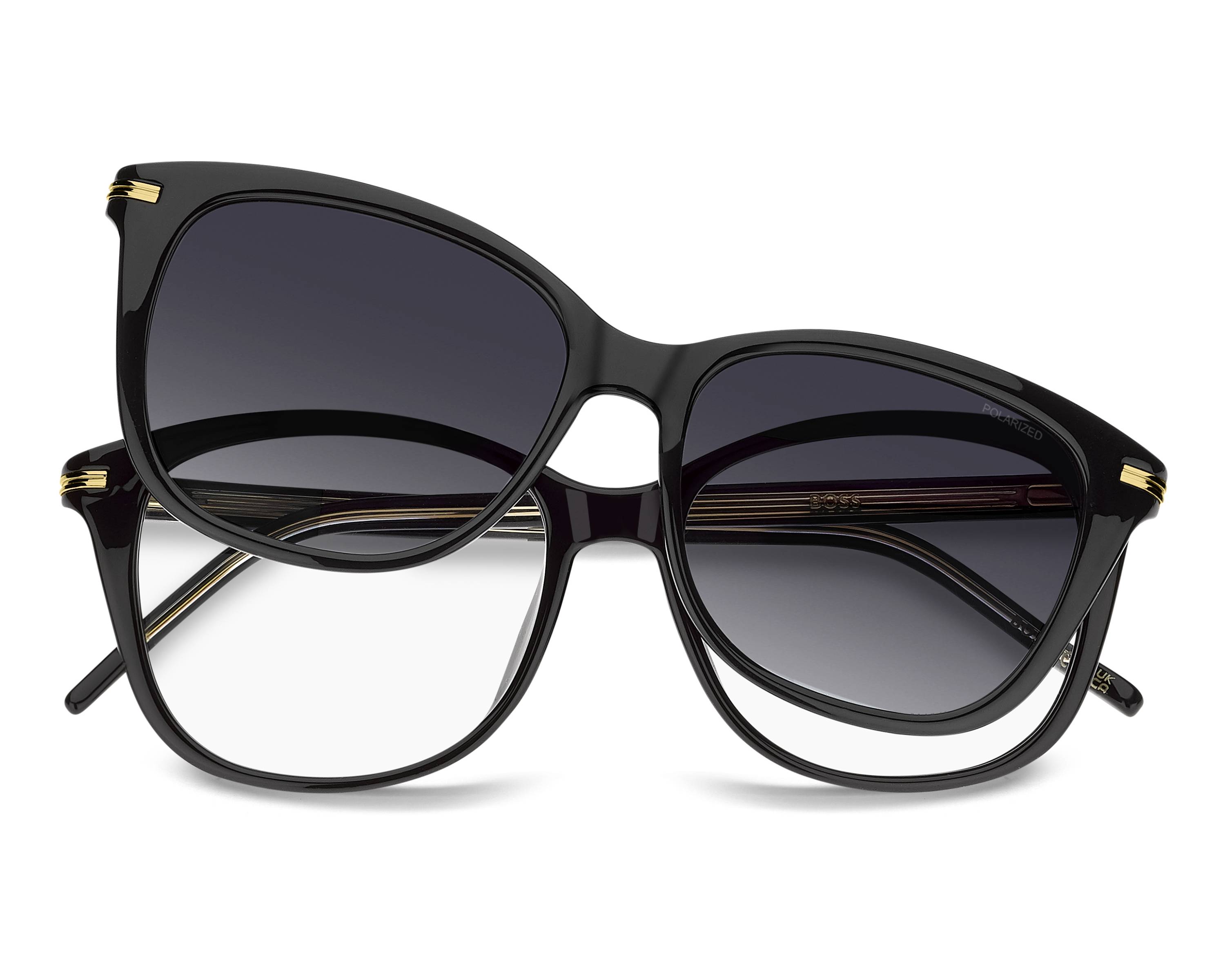 Hugo Boss BOSS-1862-G-C 807/WJ 52-16 Black  360 degree view 1