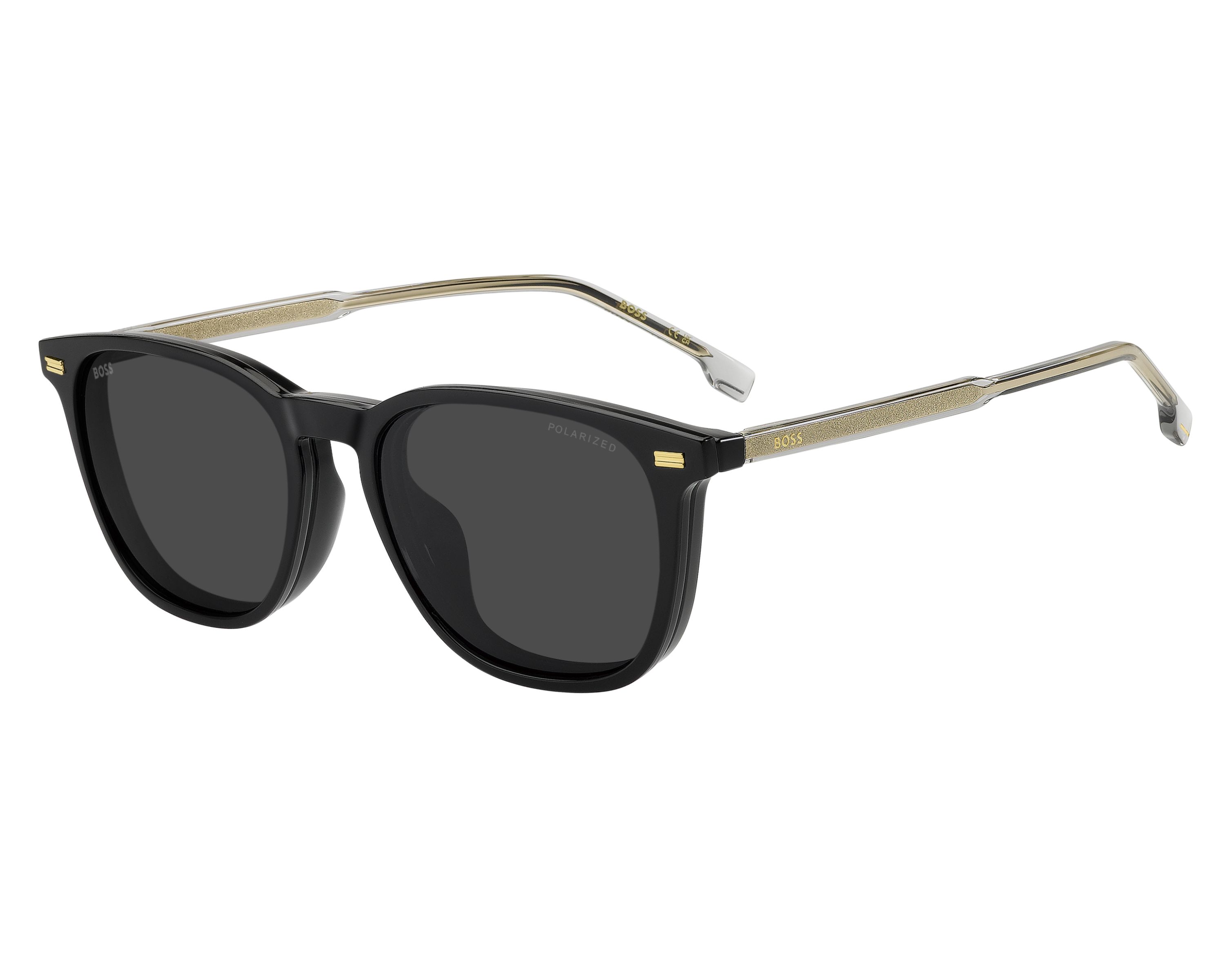 Hugo Boss BOSS-1882-G-C 08A/M9 53-19 Black Grey 360 degree view 5