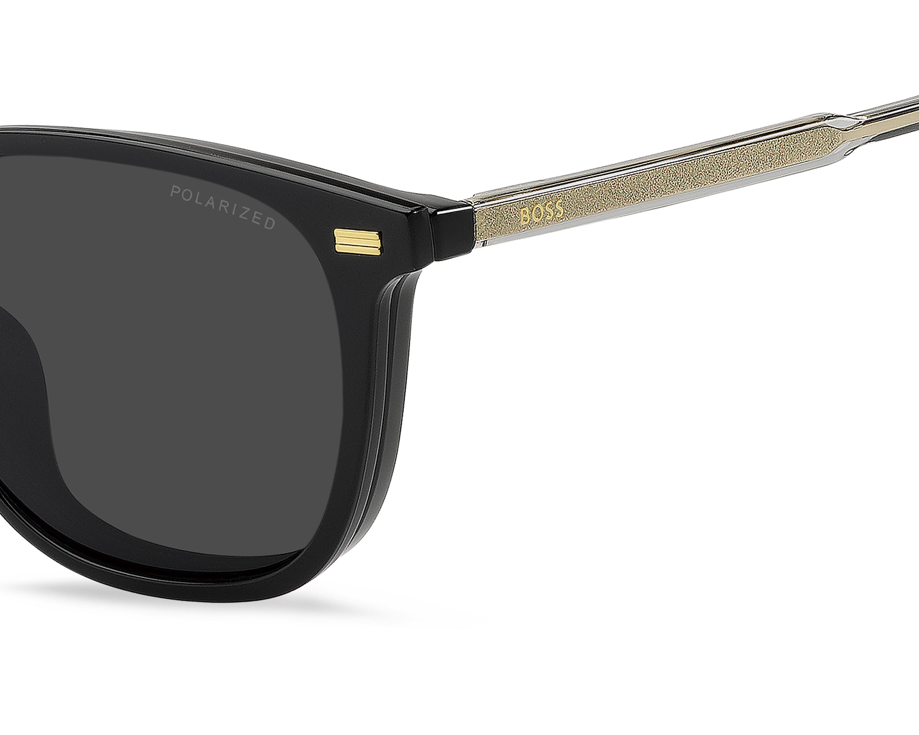 Hugo Boss BOSS-1882-G-C 08A/M9 53-19 Black Grey 360 degree view 6