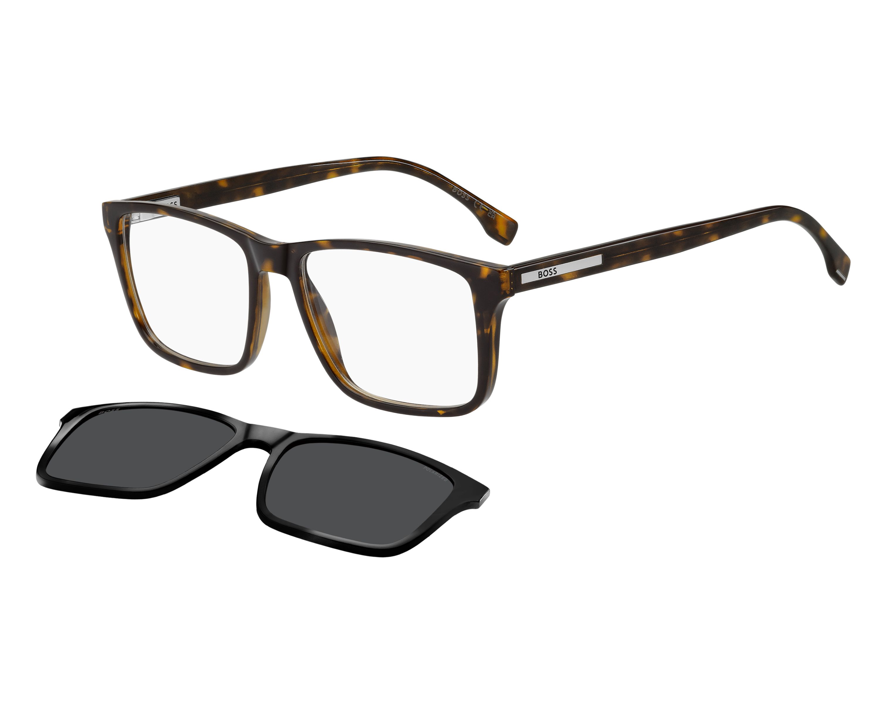 Hugo Boss BOSS-1896-C 086/M9 56-17 Havana  360 degree view 1