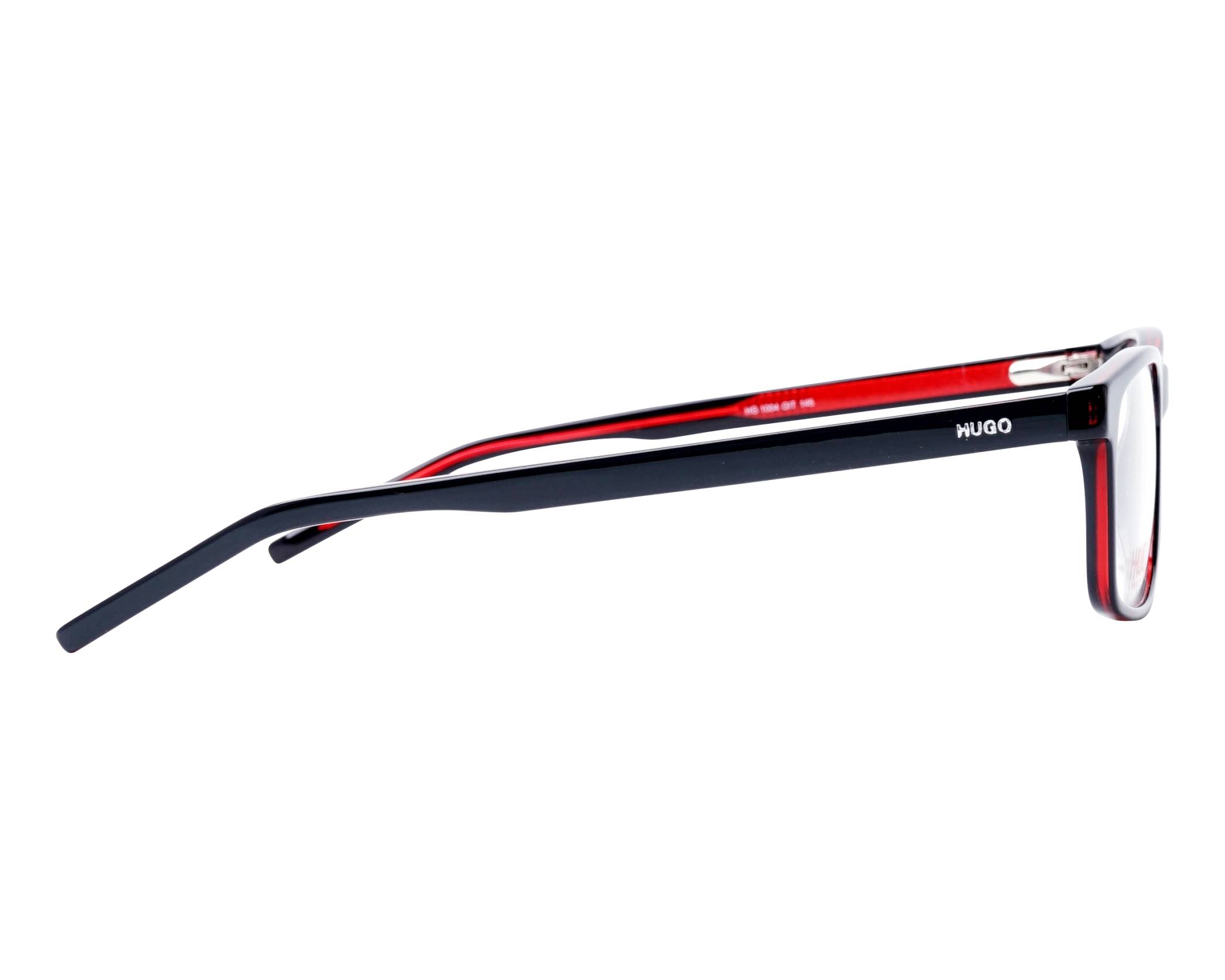 Hugo boss glasses black red Clearance