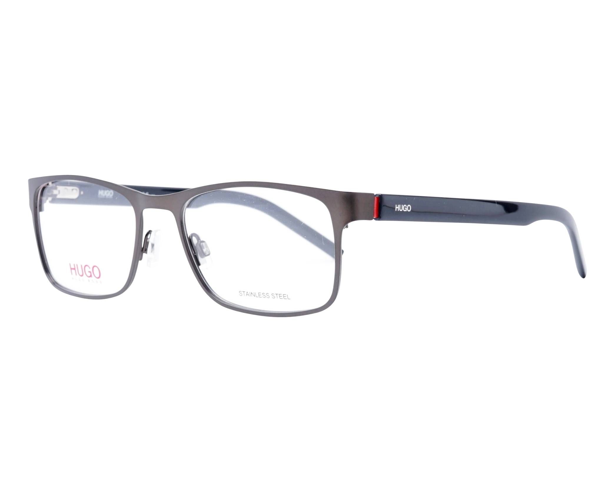 Hugo Boss HG-1015 FRE 54-18 Gris Gris profile view