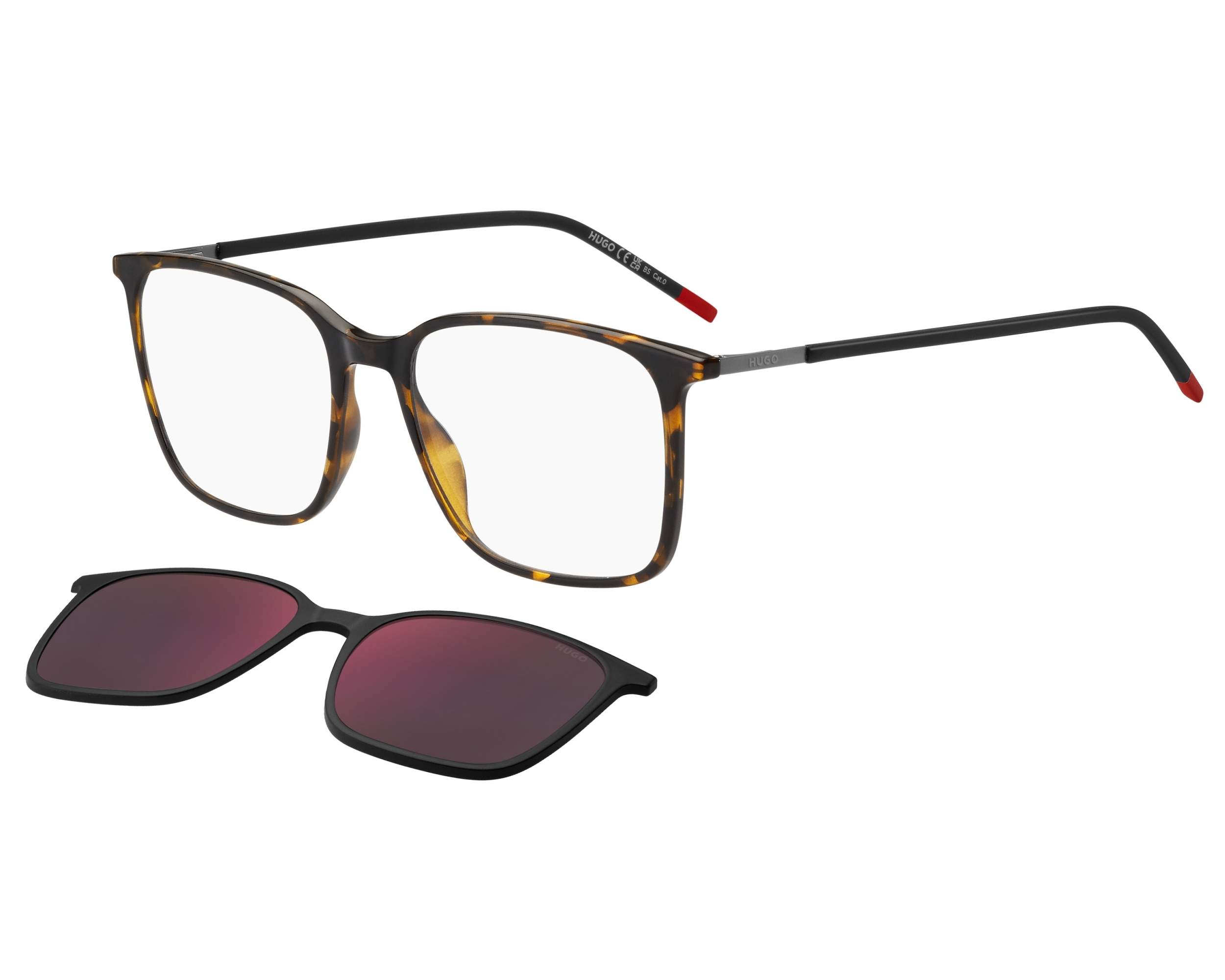 Hugo Boss HG1270-CS 581-AO 53-17 Havane Noir 360 degree view 1